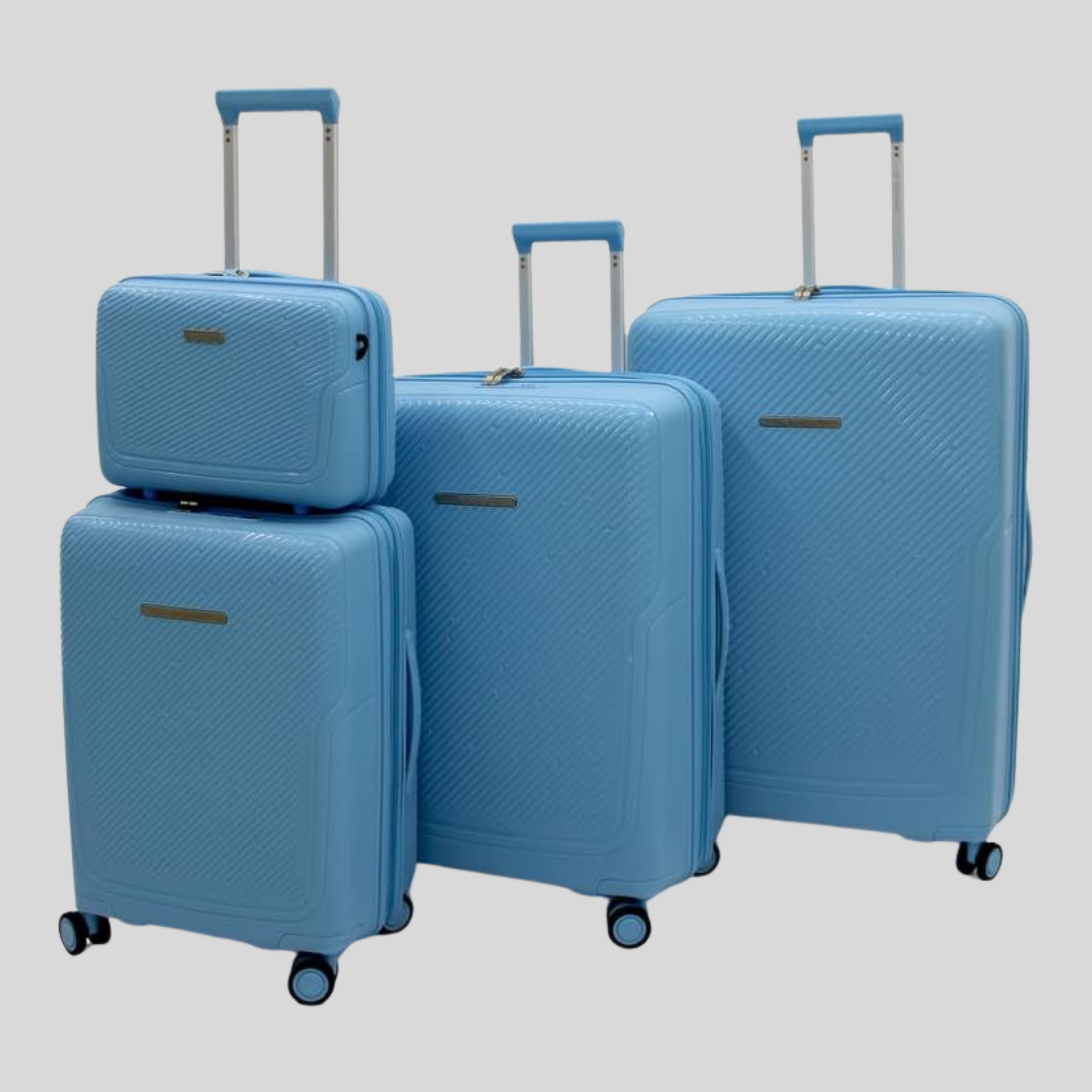 Unbreakable 4 Wheel Luggage Set of 4