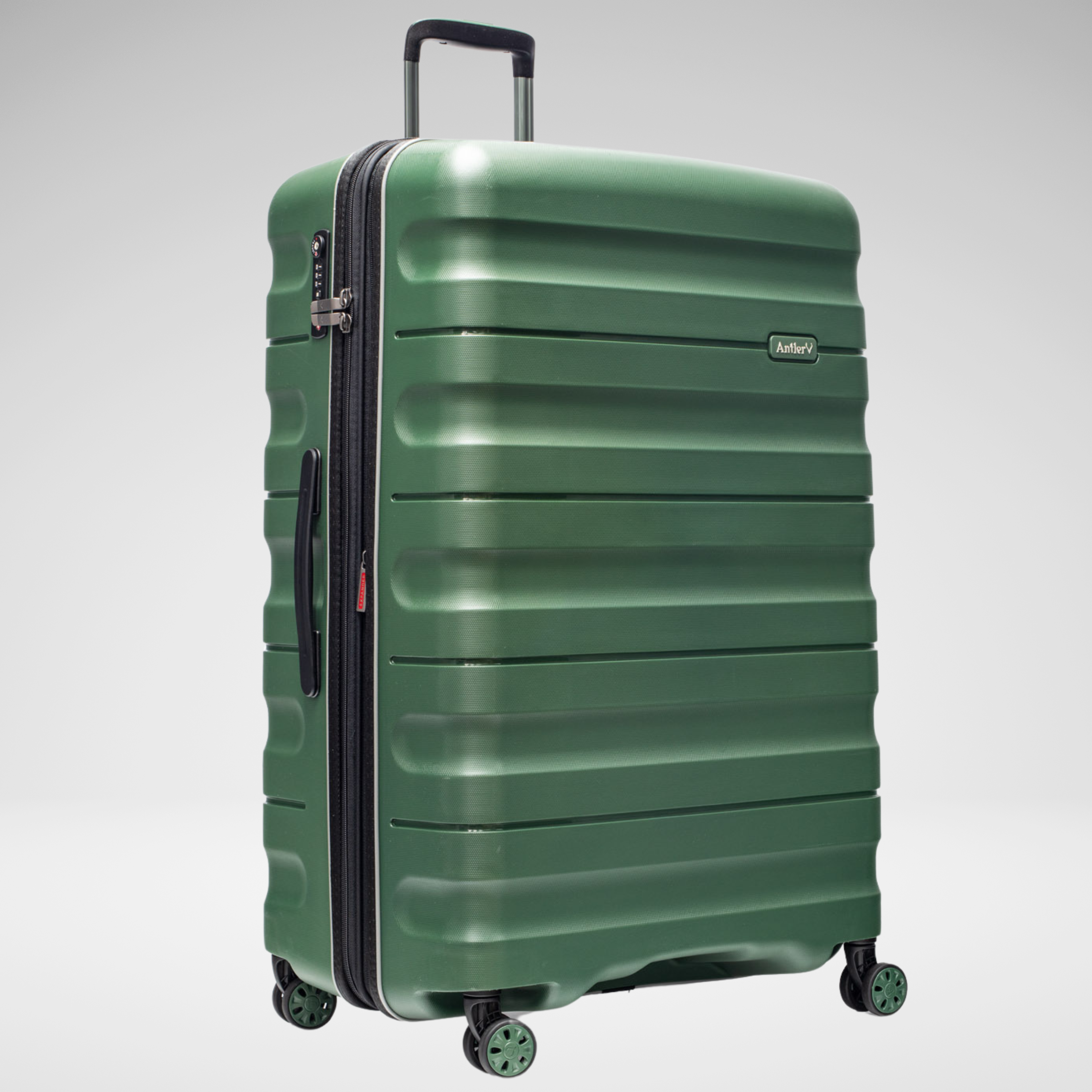 Juno Large Unbreakable Luggage 28 Inch-Forest green