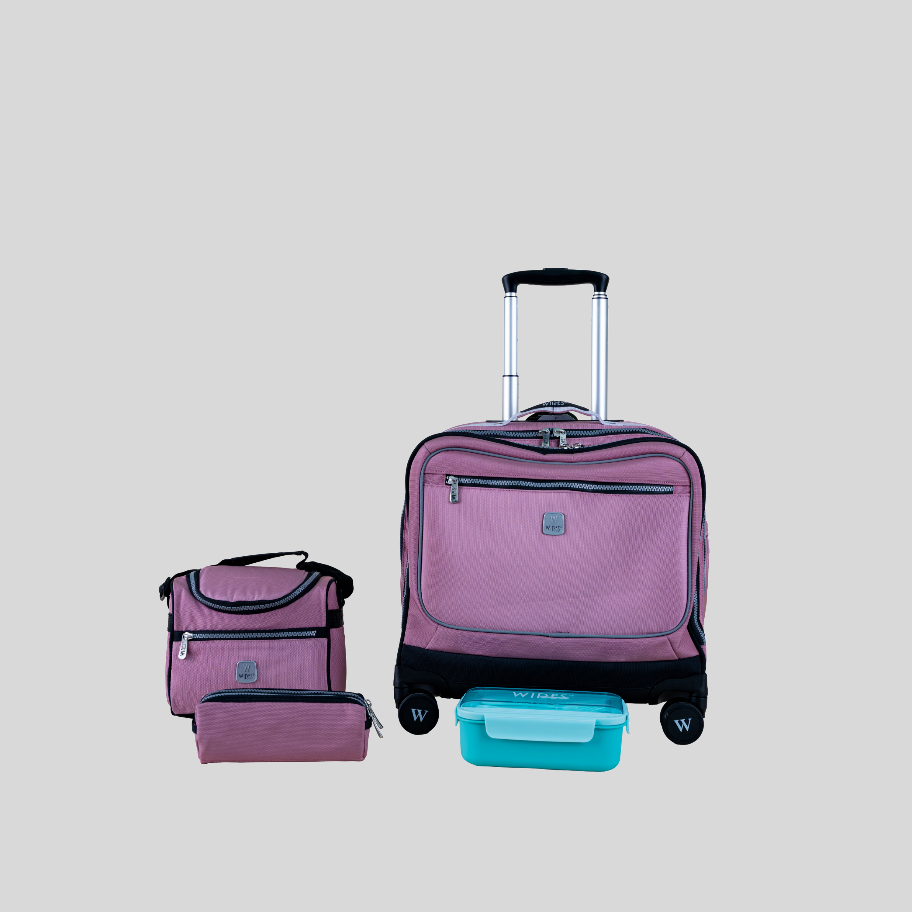 4 Wheels Trolley School Bag-Set of 4