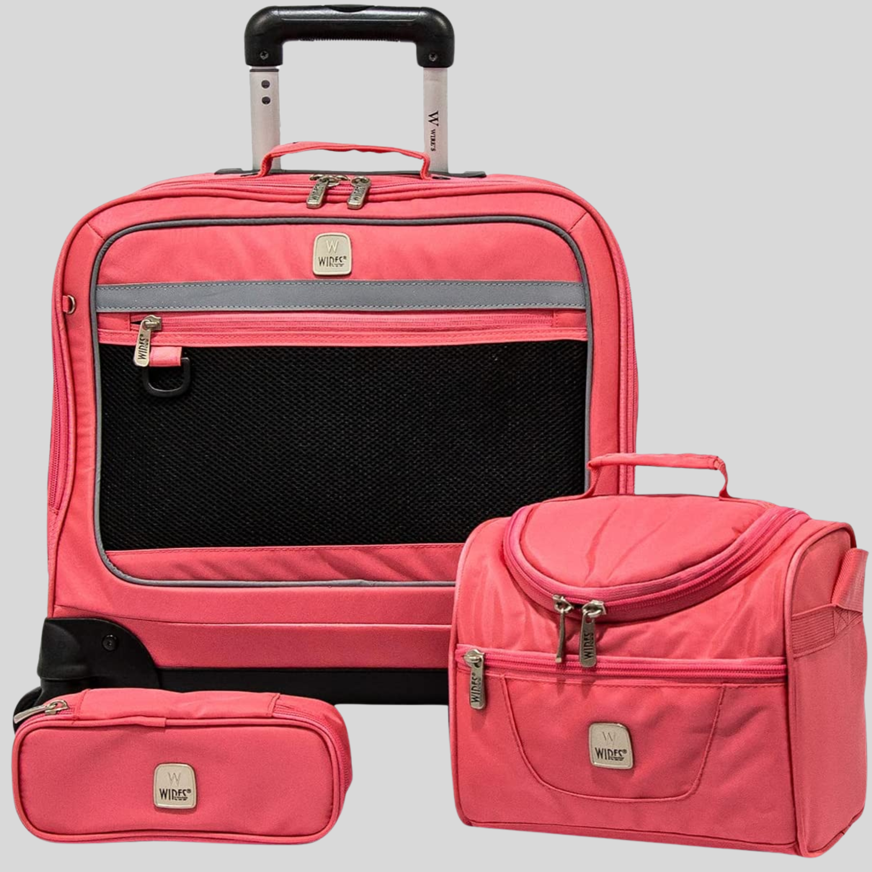 4 Wheels Trolley School Bag-Set of 5