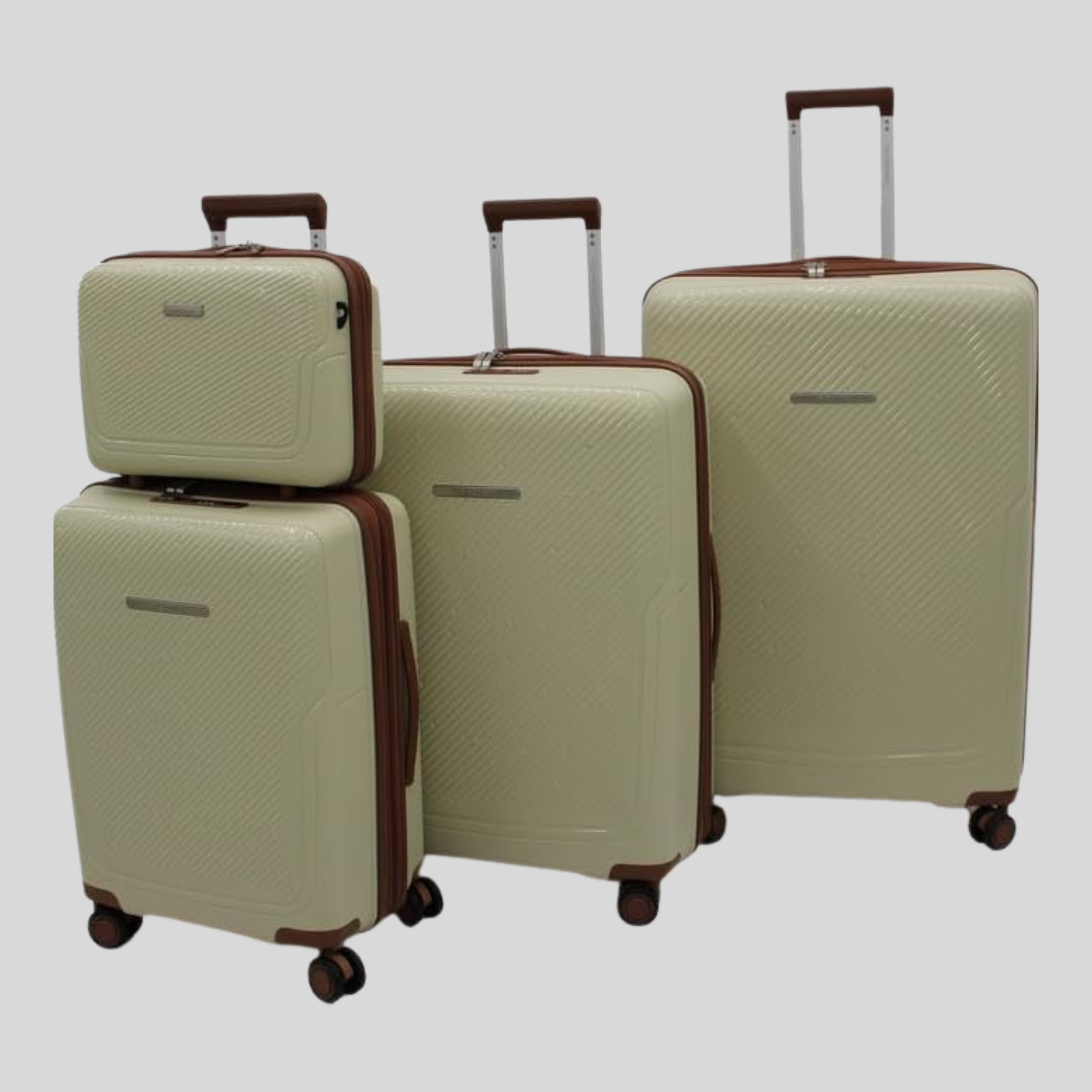 Unbreakable 4 Wheel Luggage Set of 4