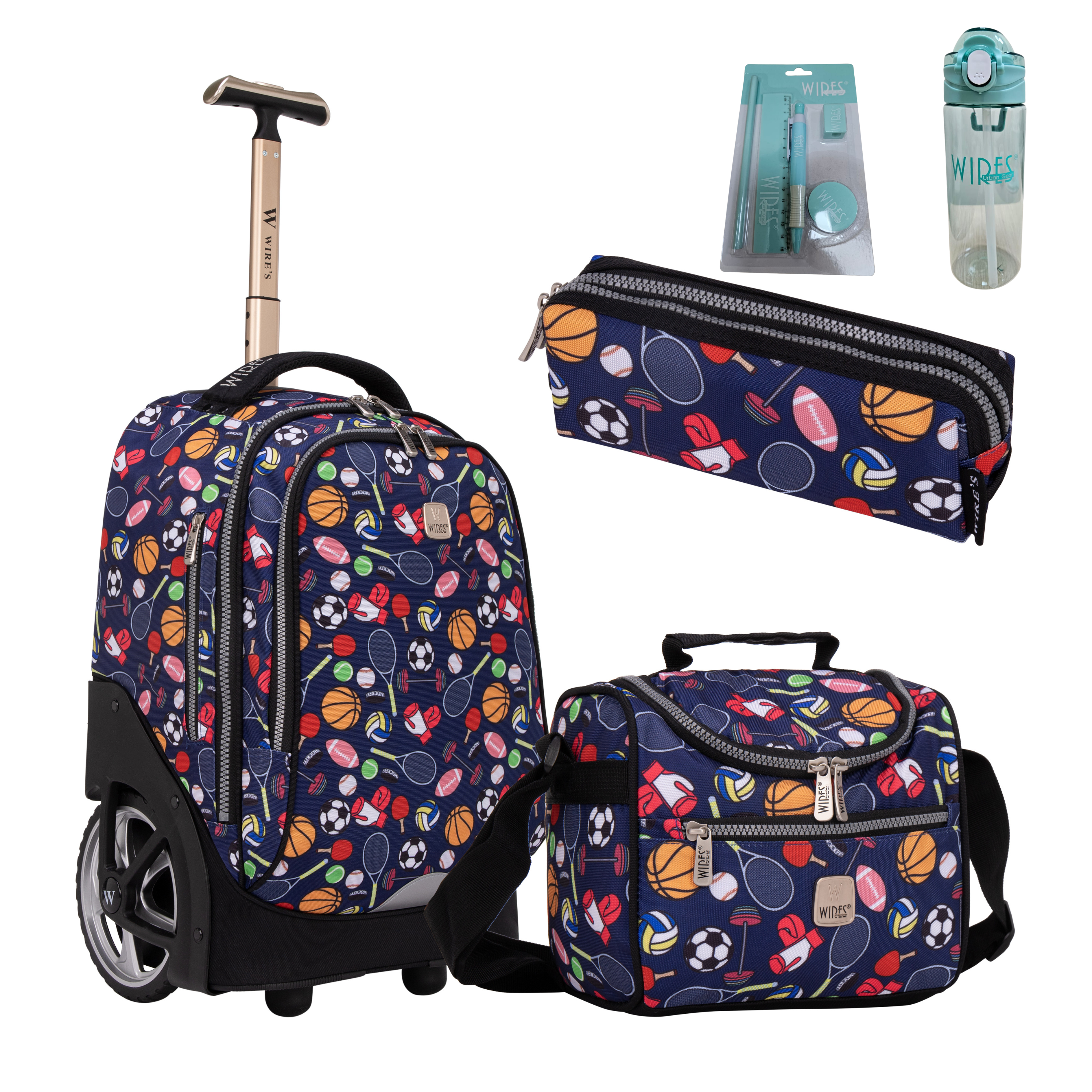 Big Wheel School Trolley - Set of 5