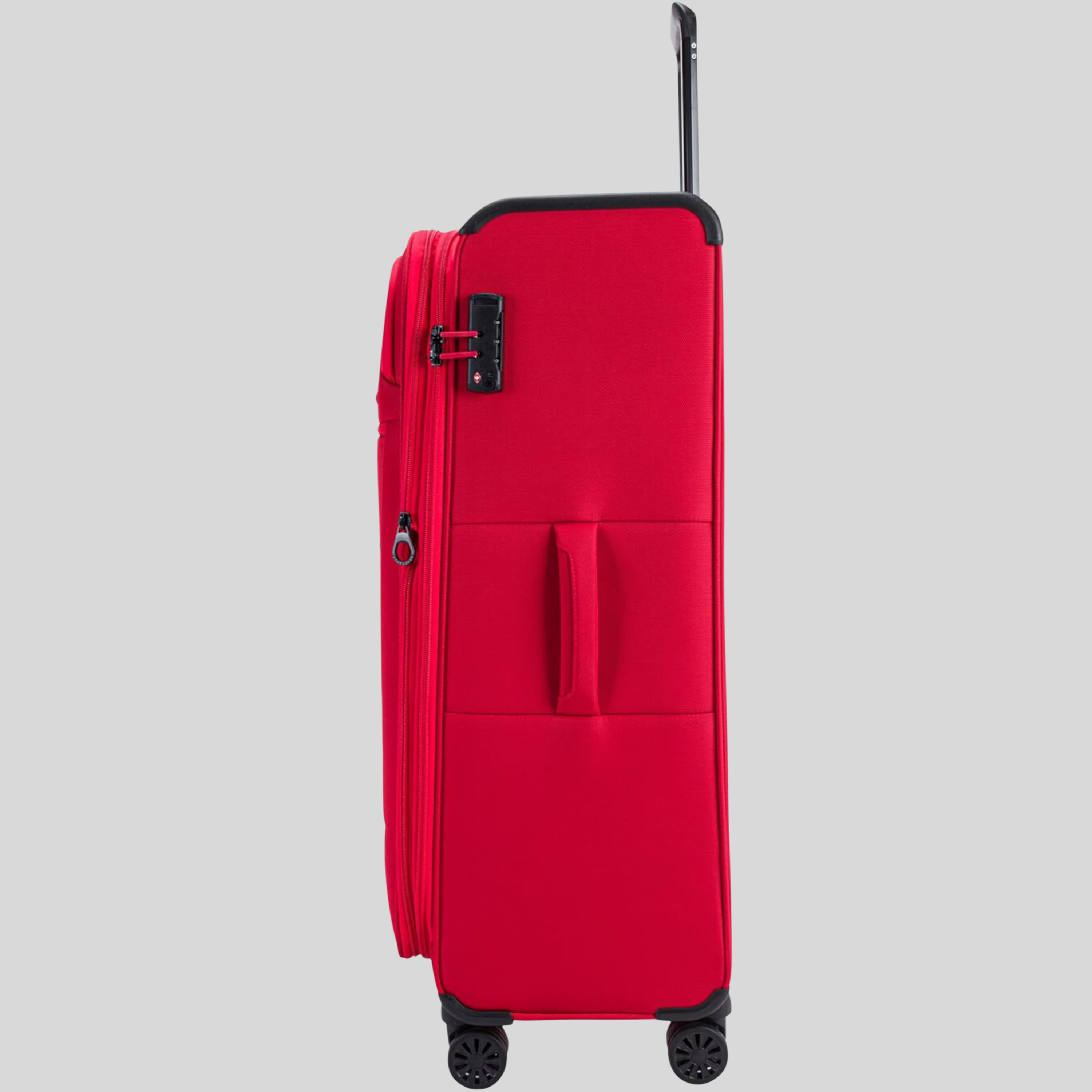 Soft Side Lightweight Luggage Set of 3-Red