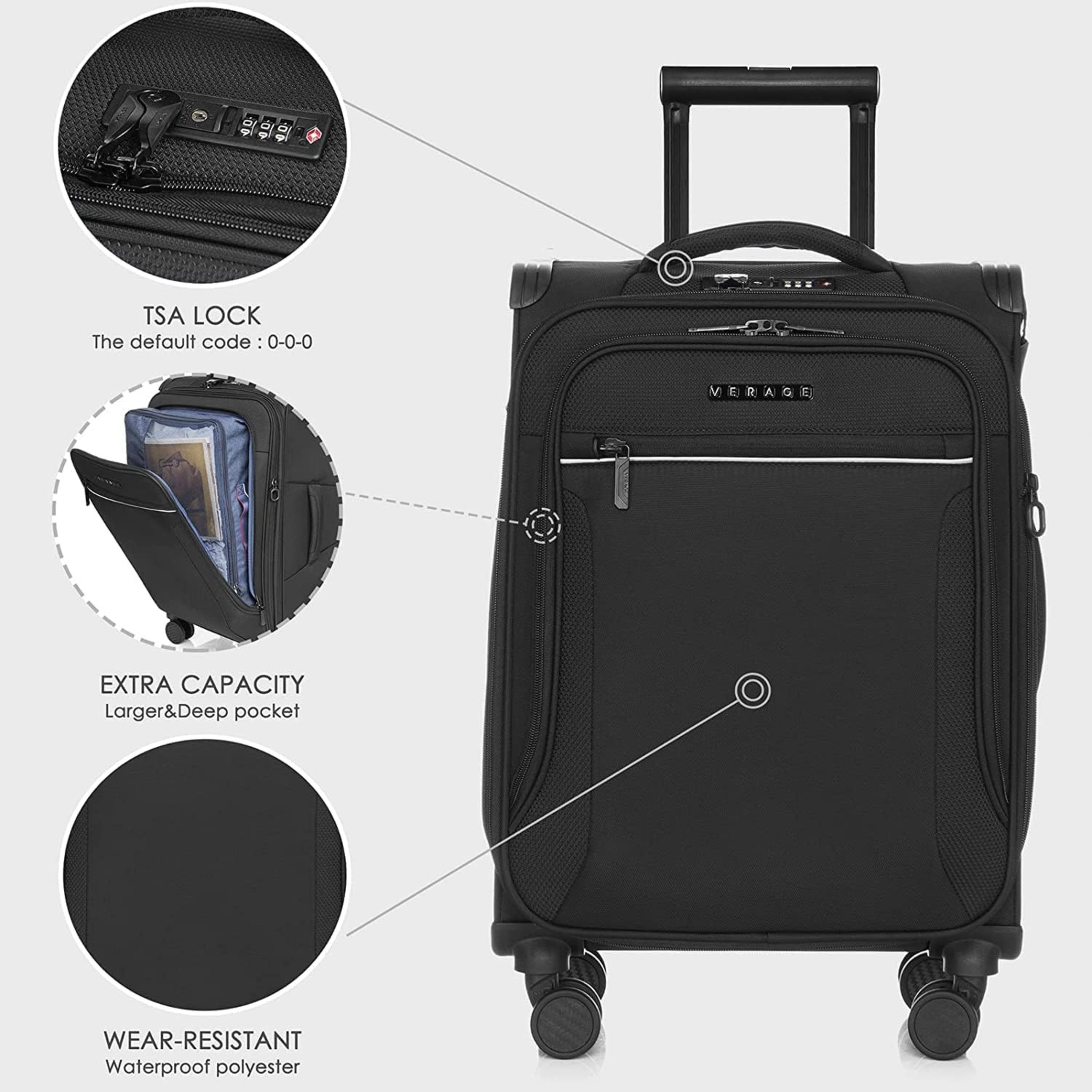 Toledo 2.0 Luggage Set of 3