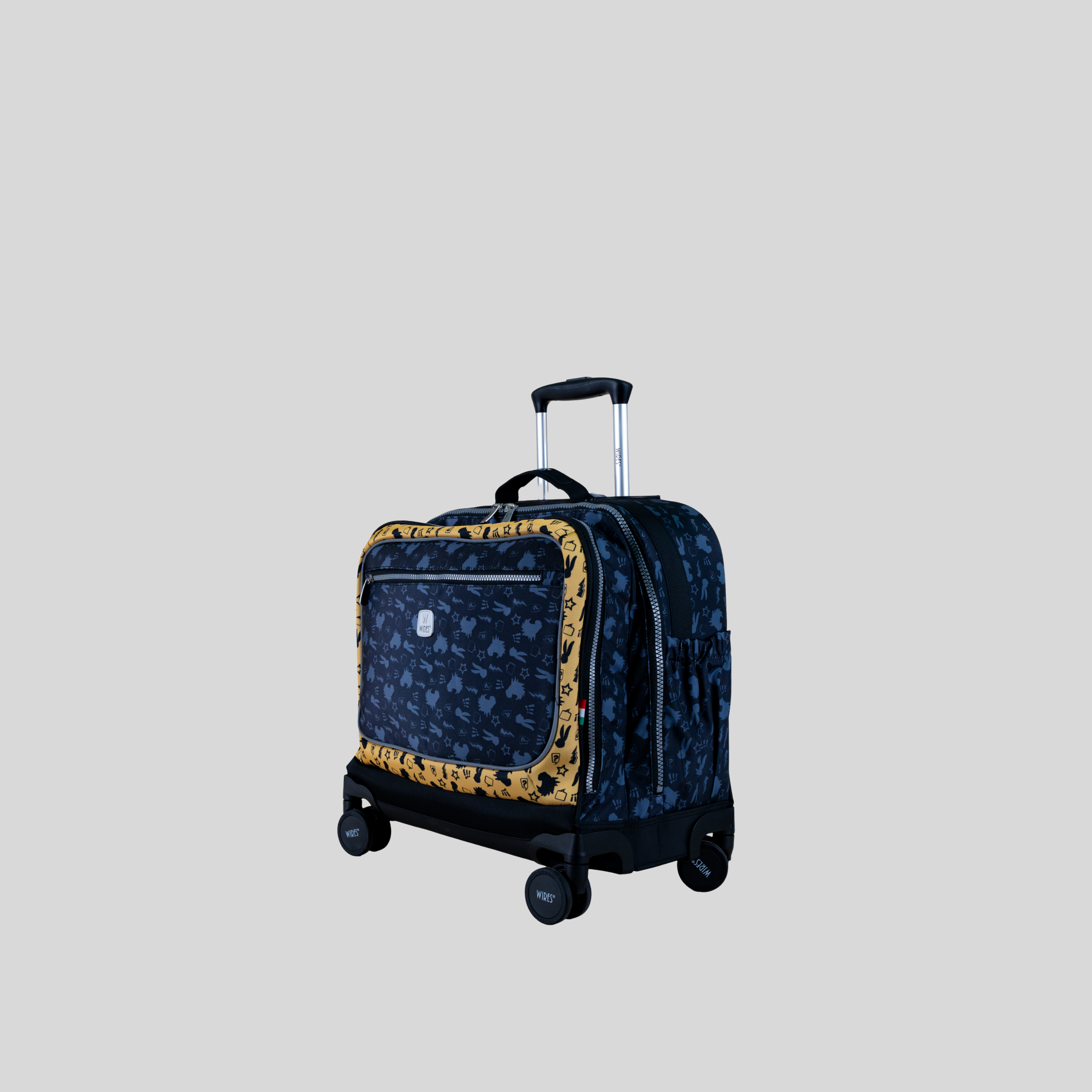 4 Wheels Trolley School Bag-Set of 4