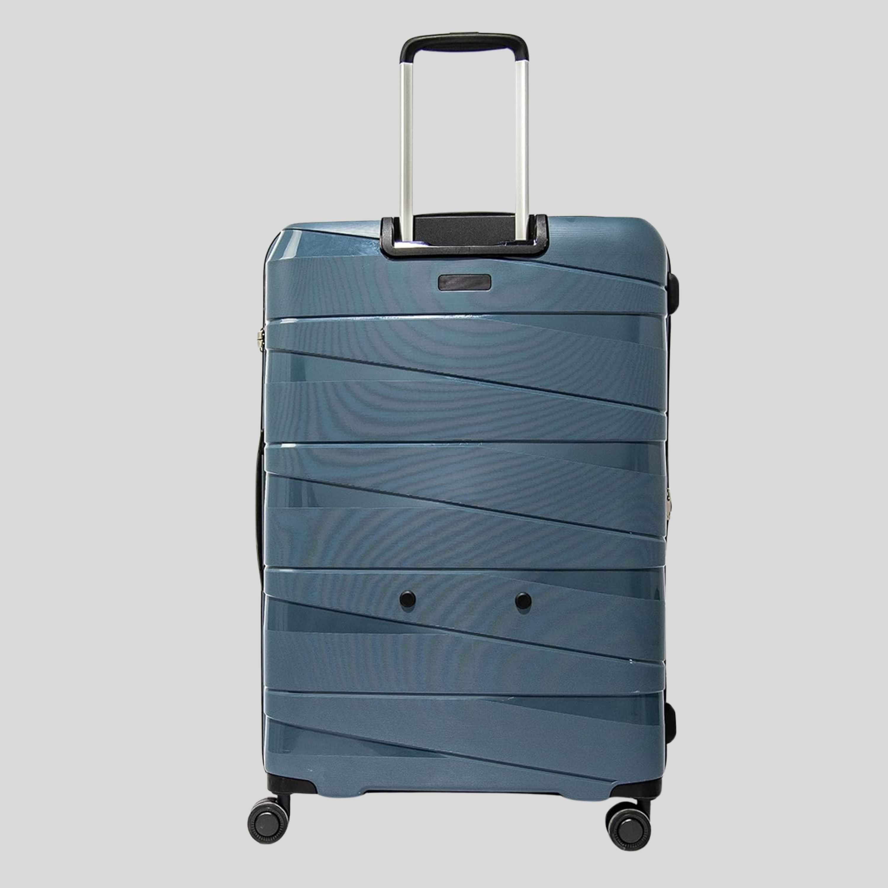 Nova Unbreakable Luggage Set of 4-Grey Blue