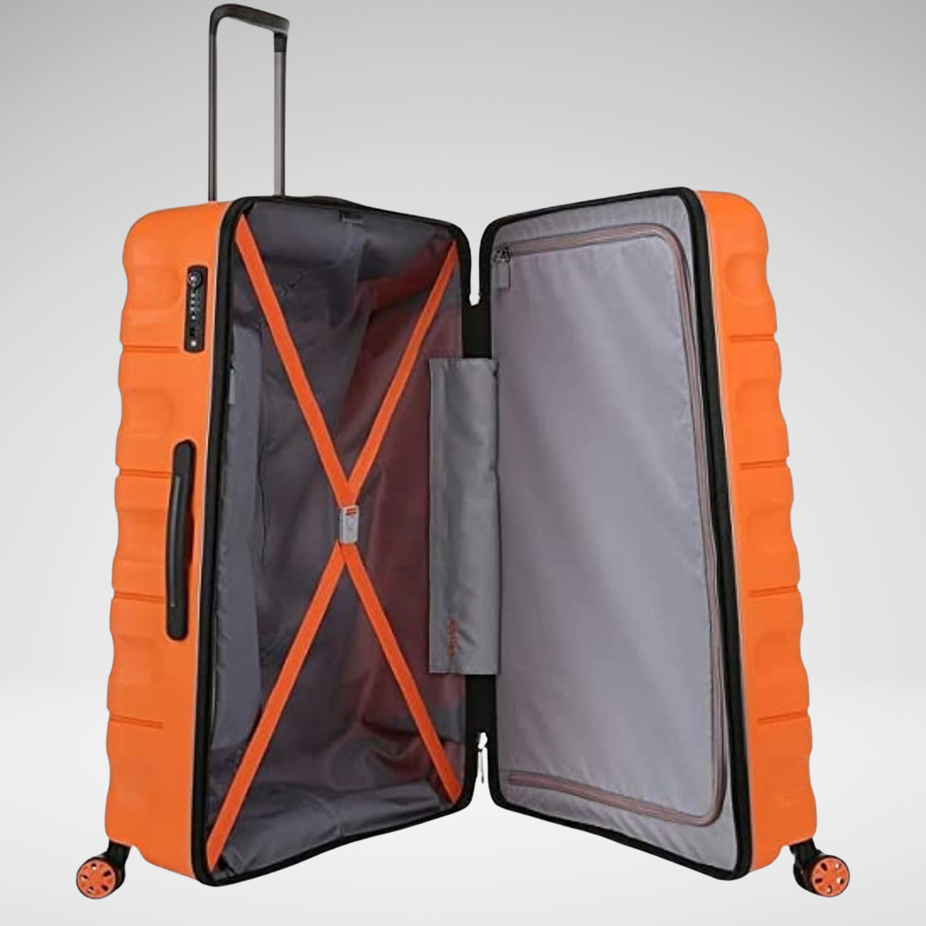 Juno Set of 3 Unbreakable Luggage-Orange