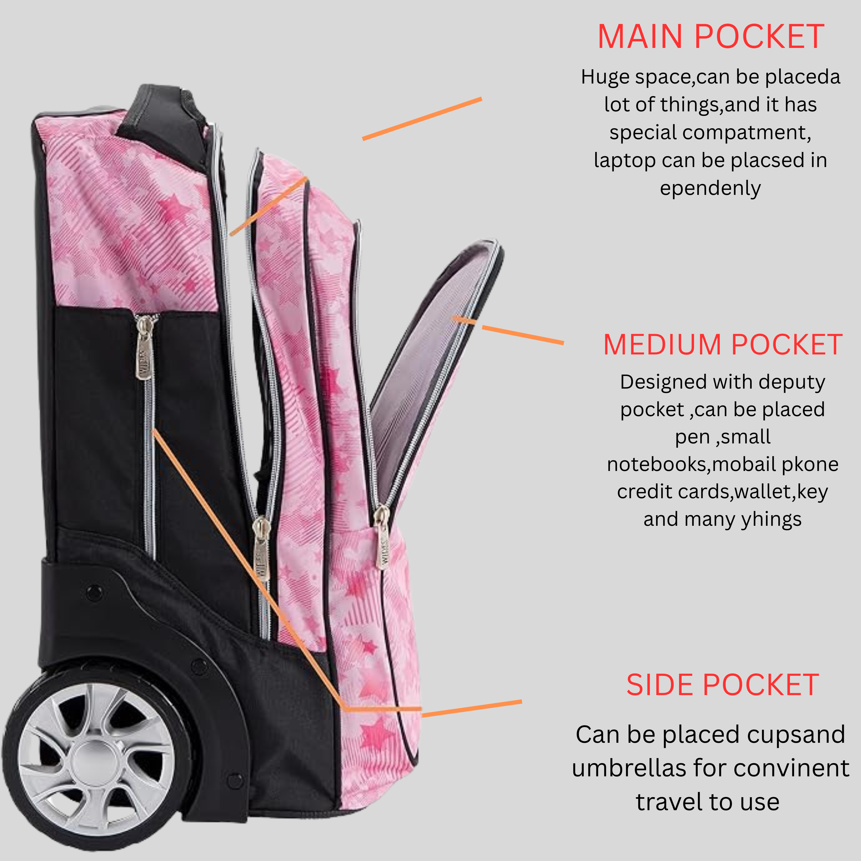 School Trolley Bag