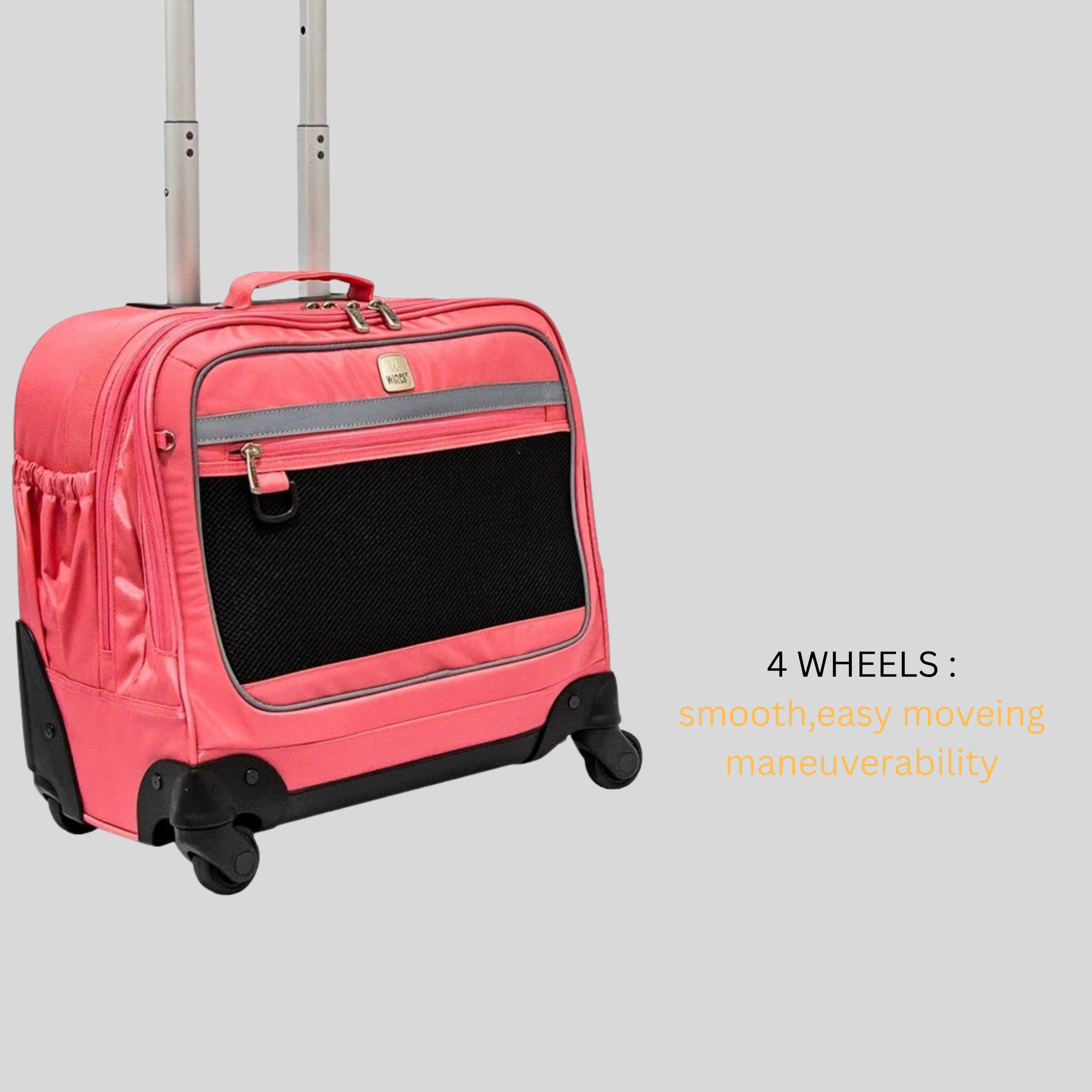 4 Wheels Trolley School Bag-Set of 5