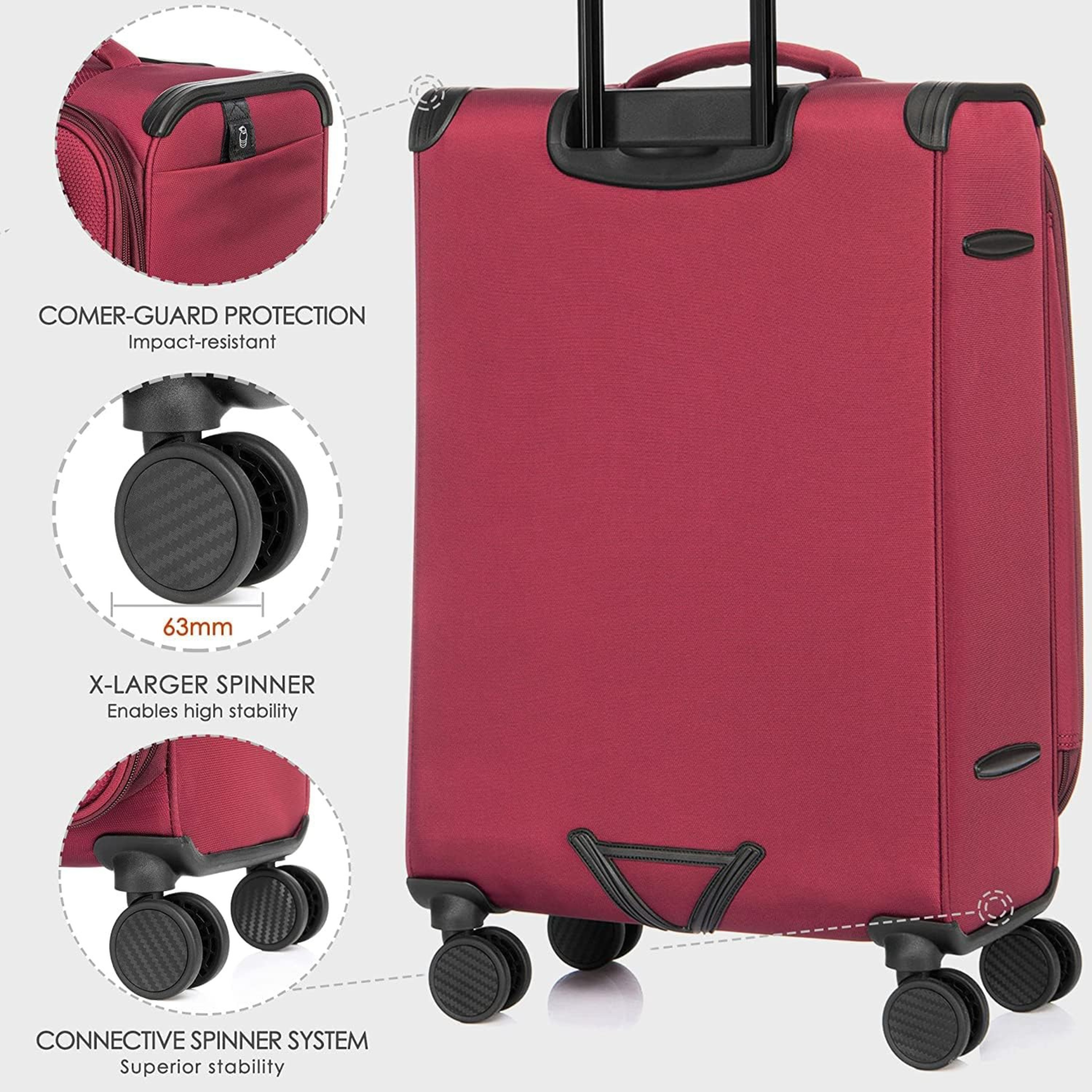 Toledo 2.0 Luggage Set of 3