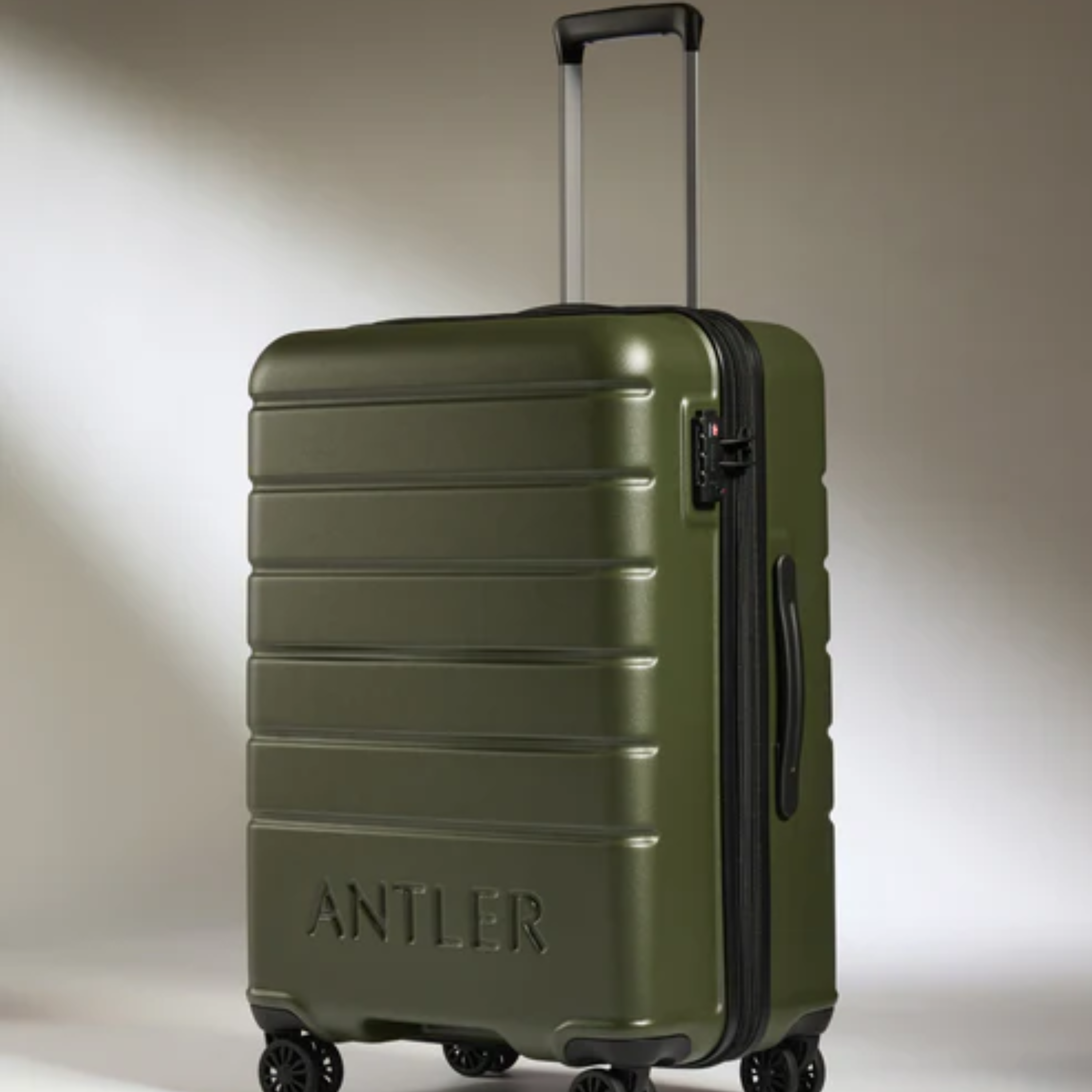 Logo Polycarbonate Luggage Set of 3-Green Pine