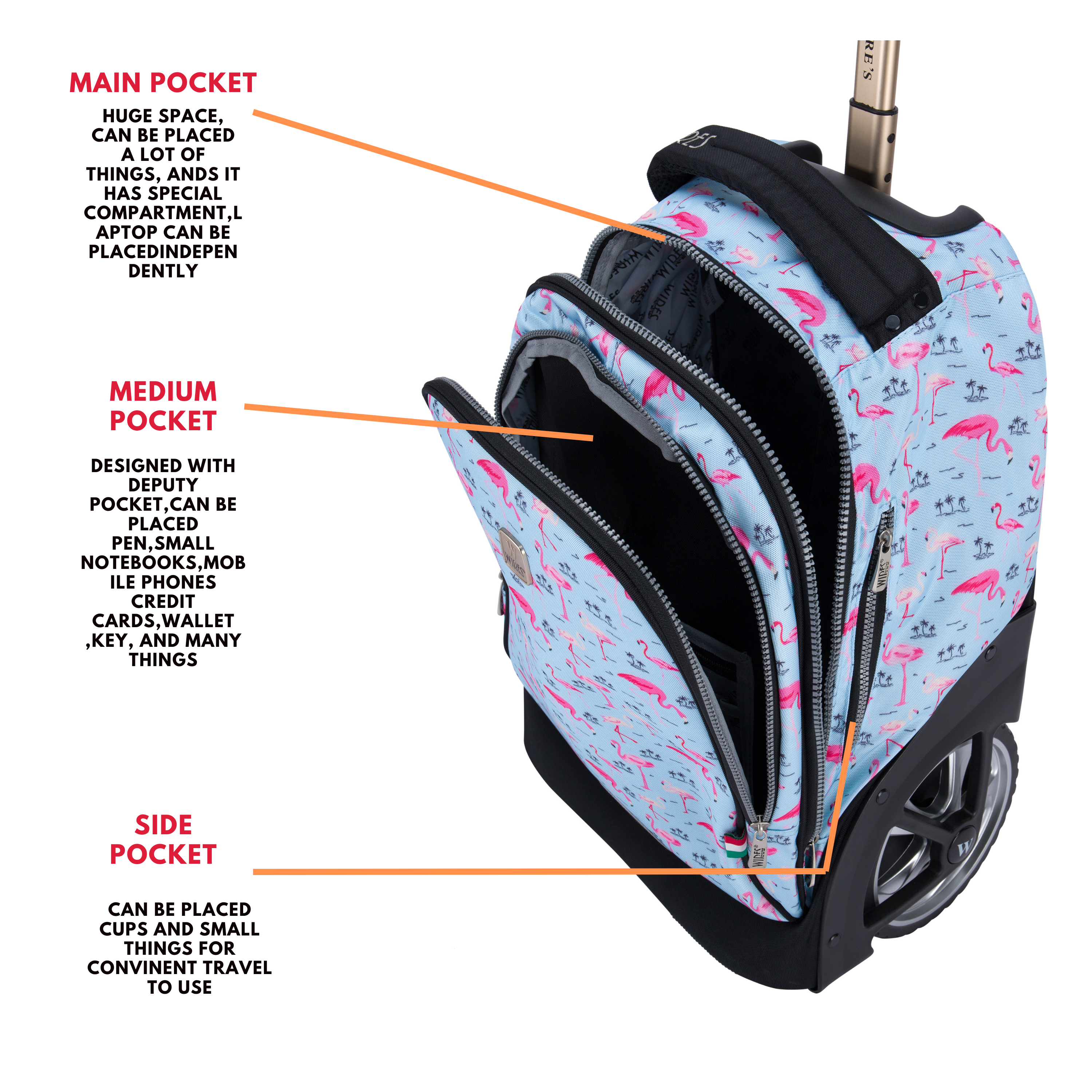 Big Wheel School Trolley - Set of 5