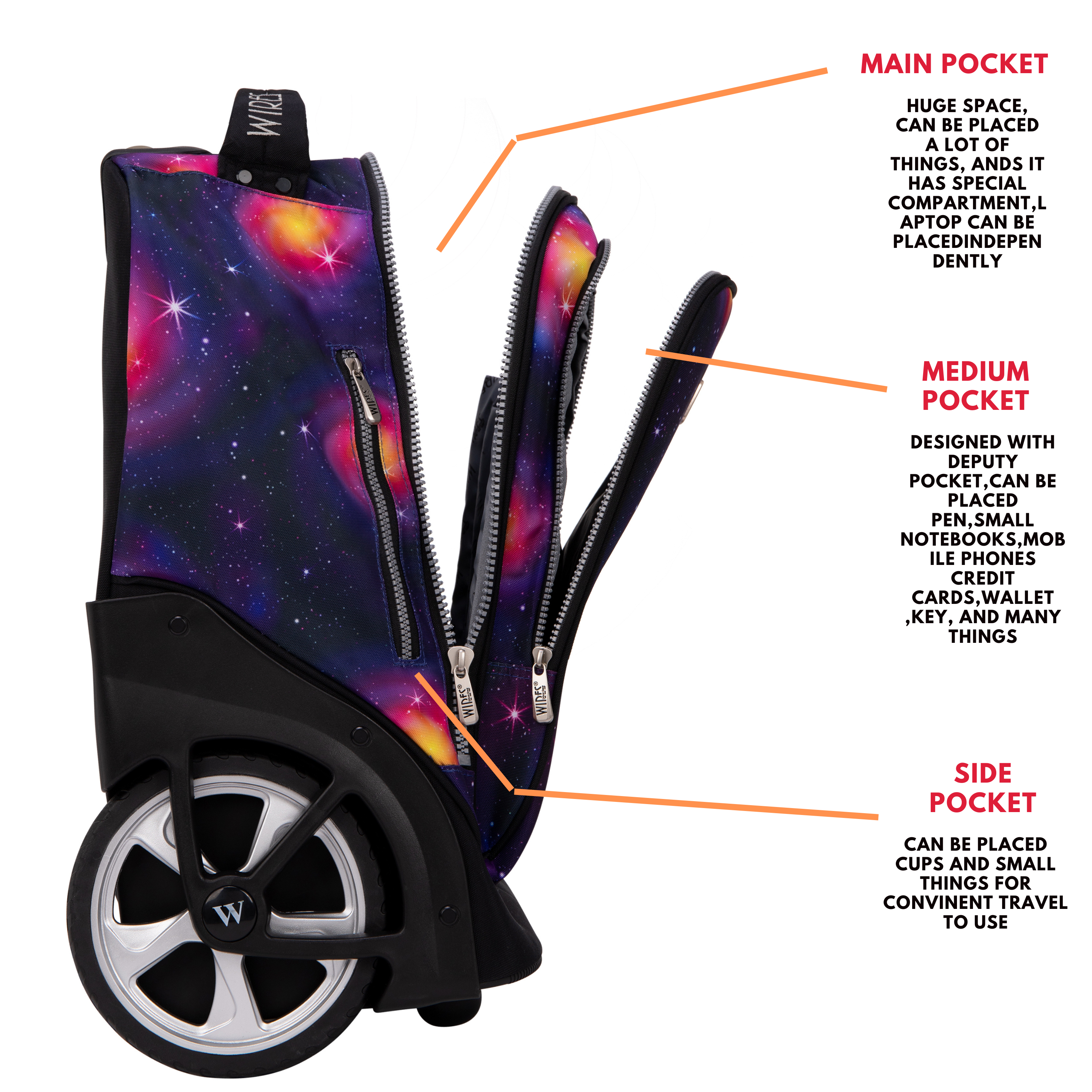 Big Wheel School Trolley - Set of 5