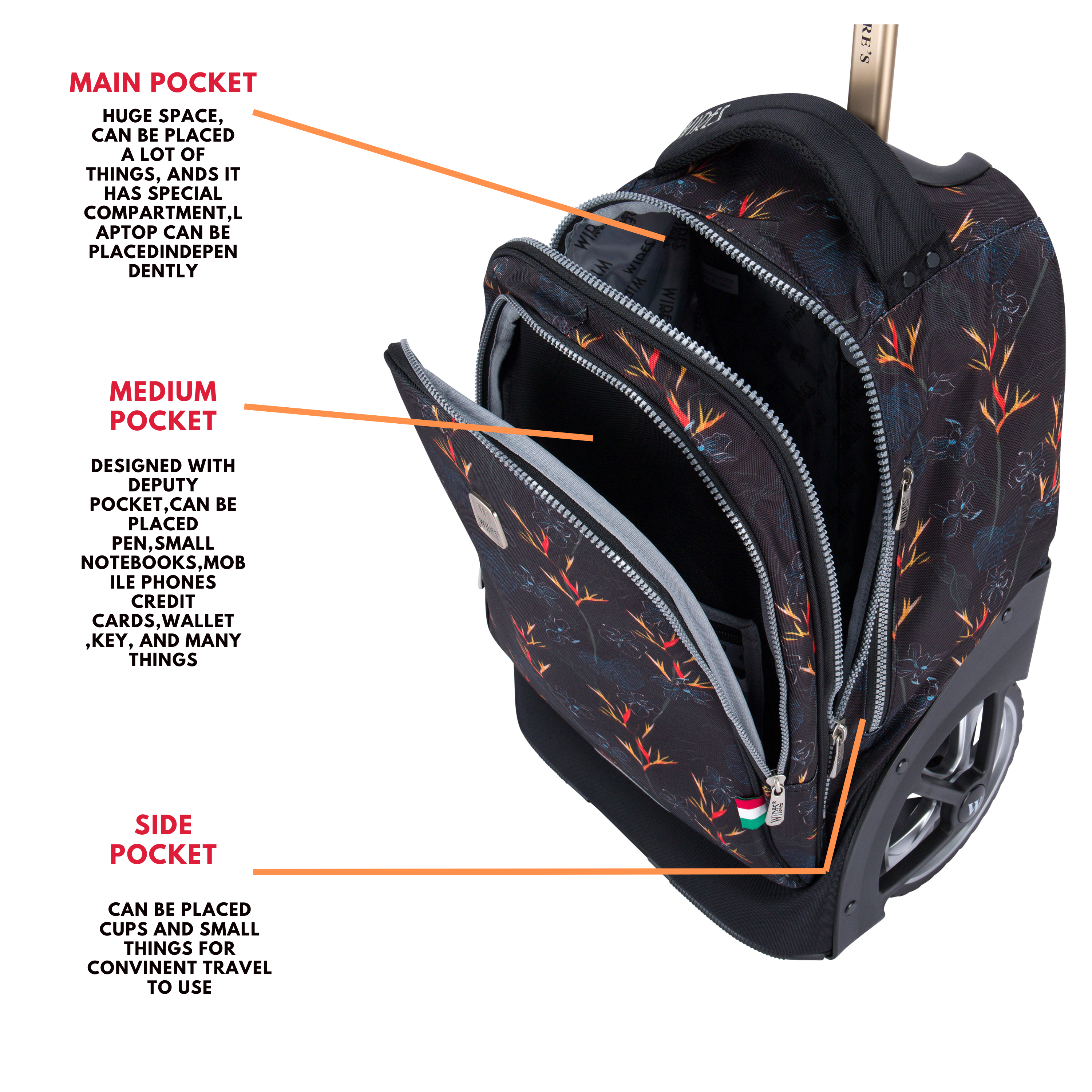 Big Wheel School Trolley - Set of 5