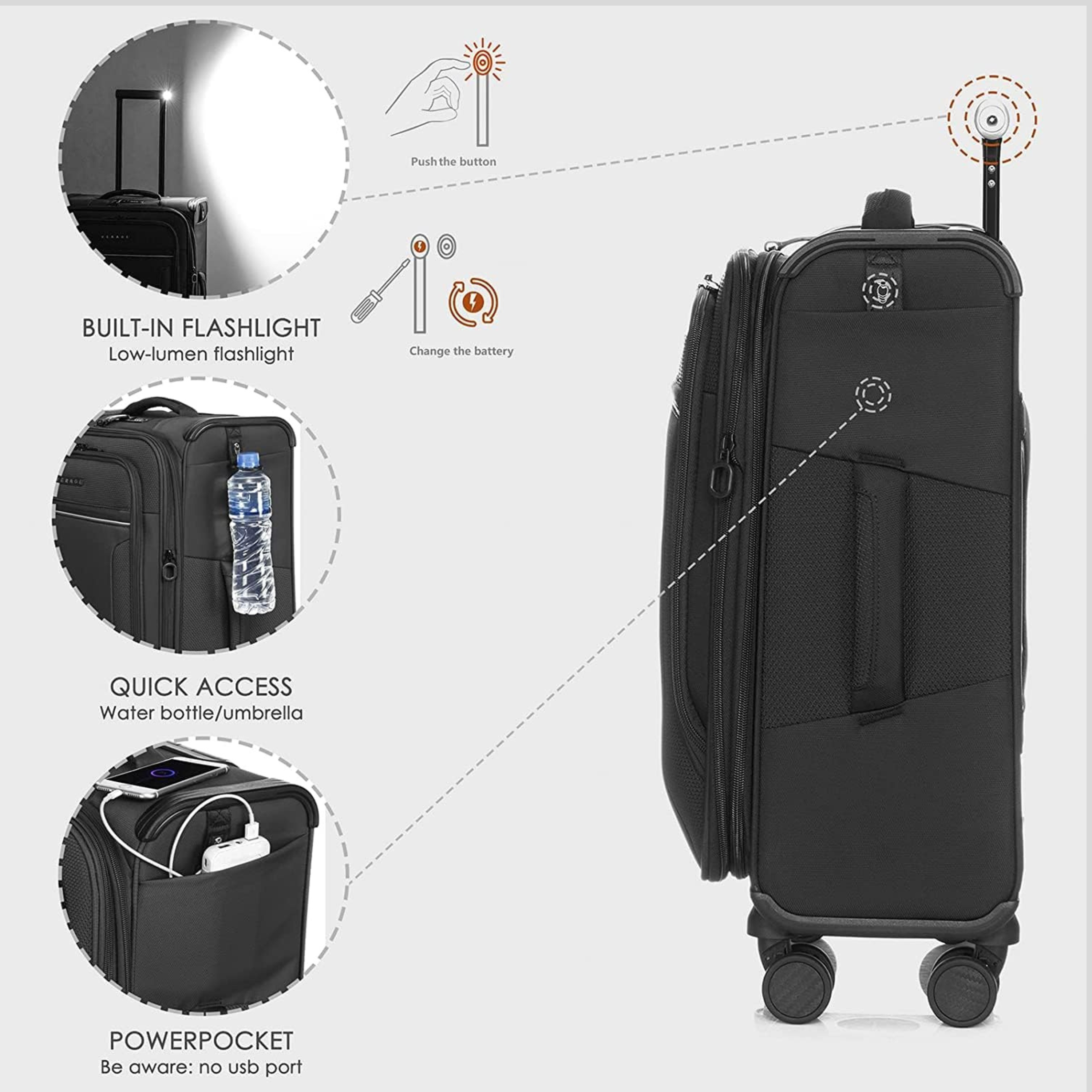 Toledo 2.0 Luggage Set of 3