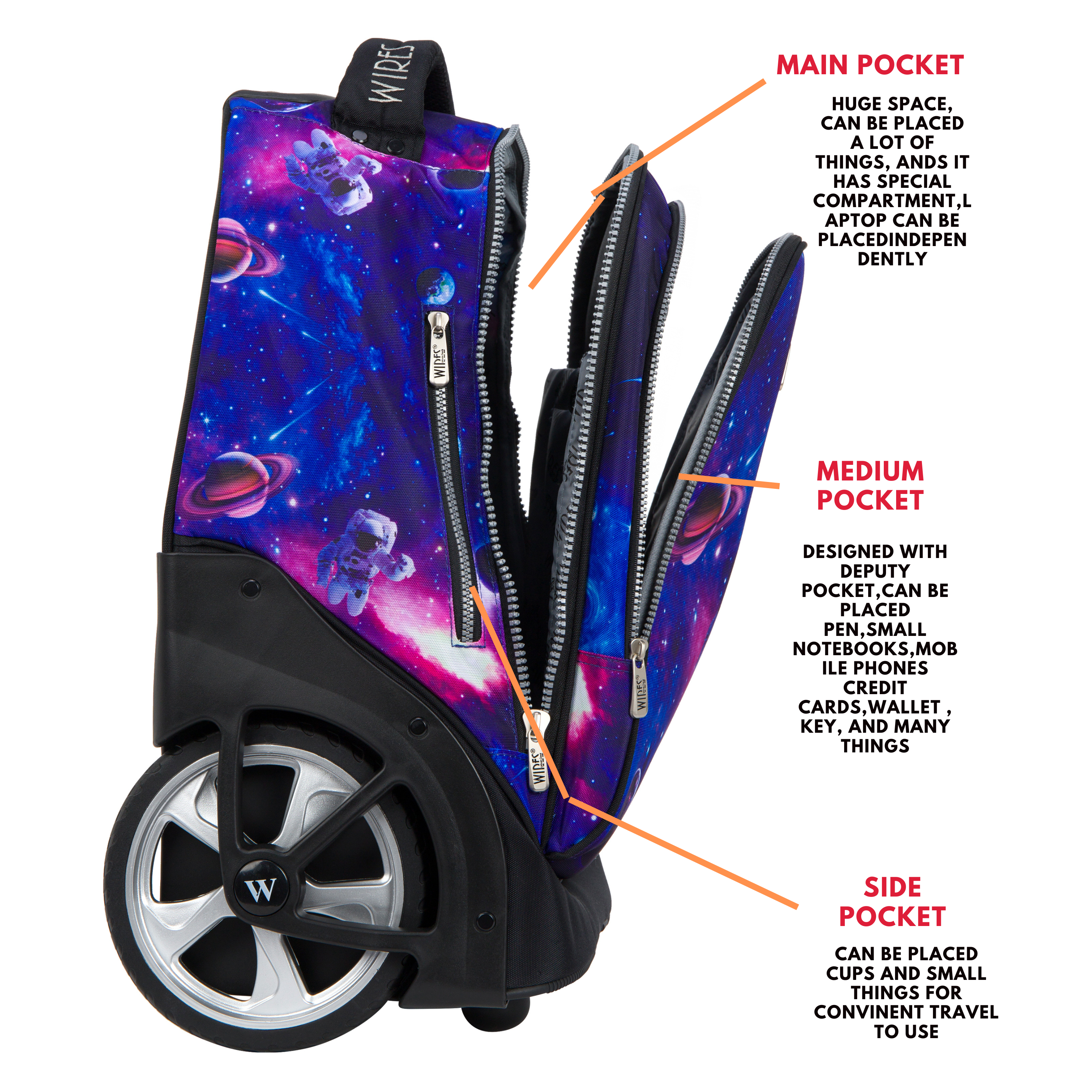 Big Wheel School Trolley - Set of 5