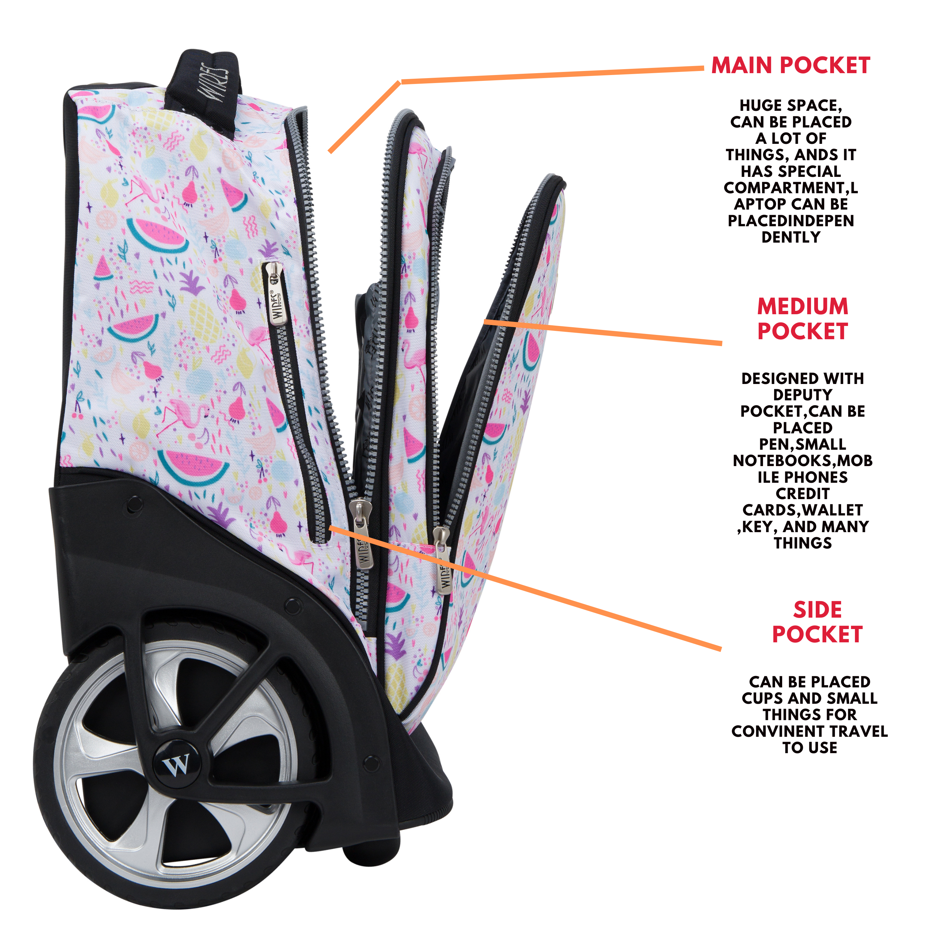 Big Wheel School Trolley - Set of 5