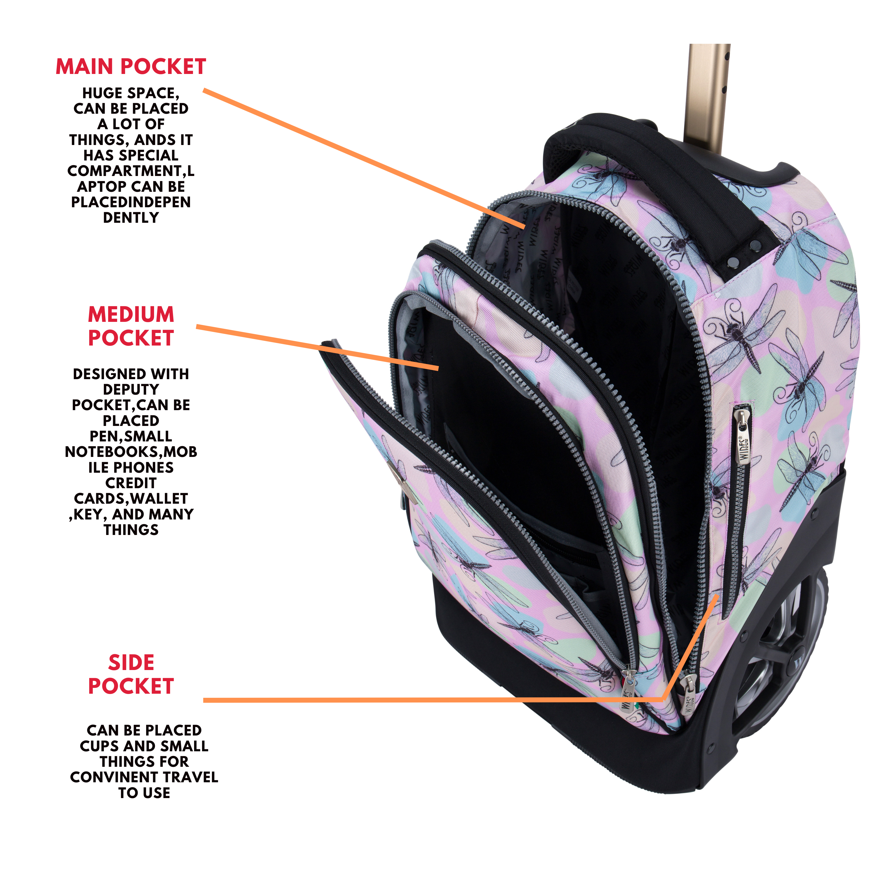 Big Wheel School Trolley - Set of 5