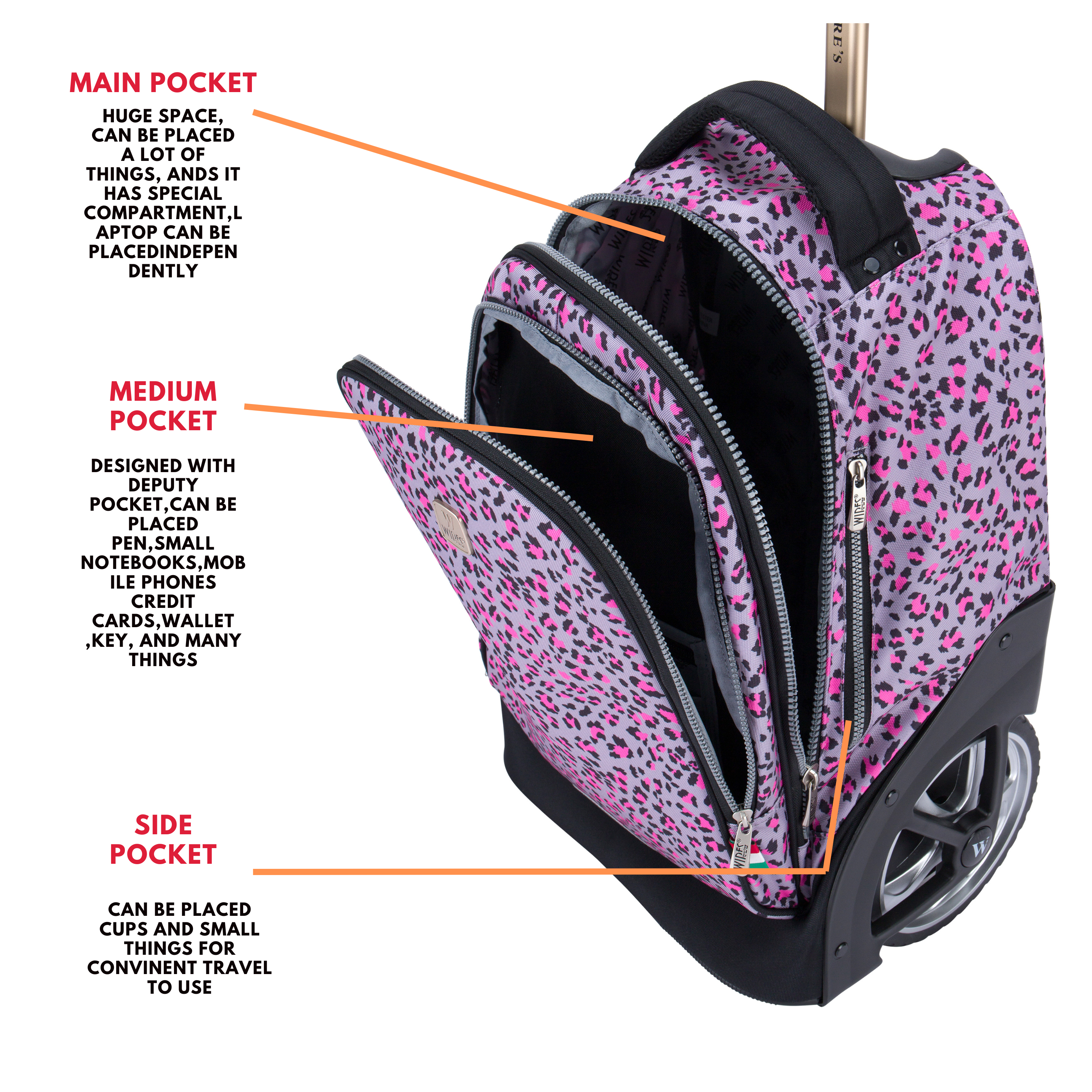 Big Wheel School Trolley - Set of 5