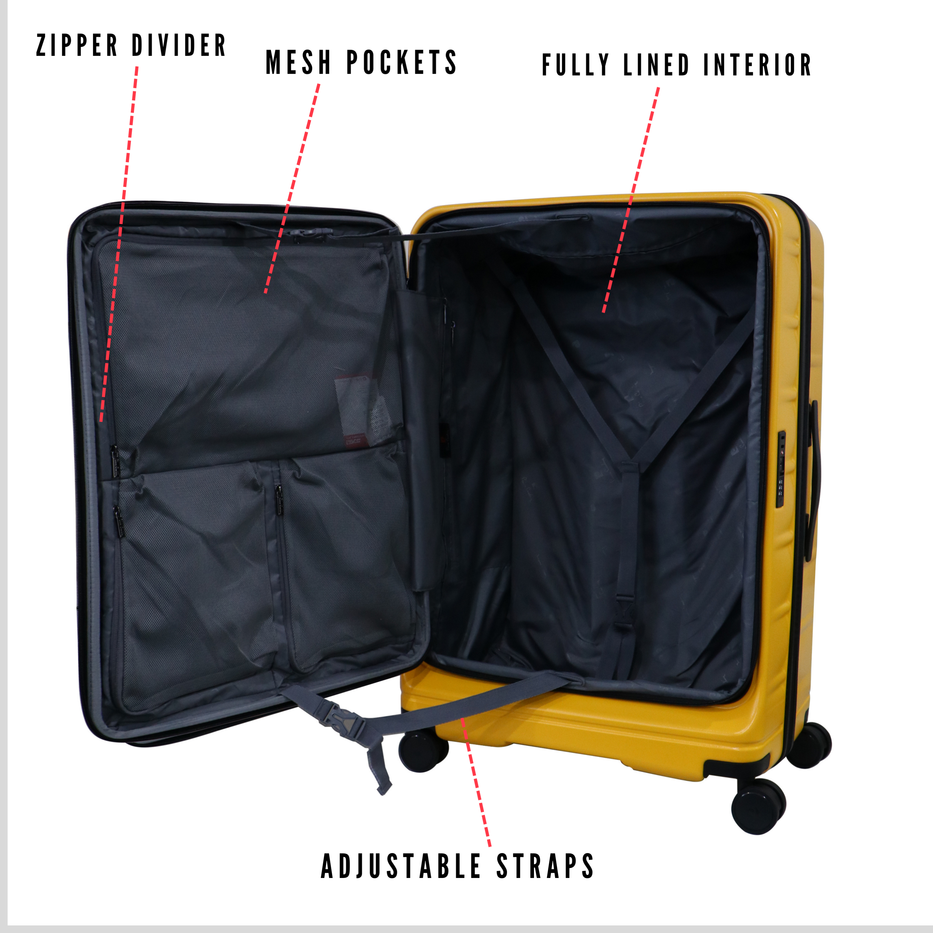 Montreal Collection Luggage Set of 3