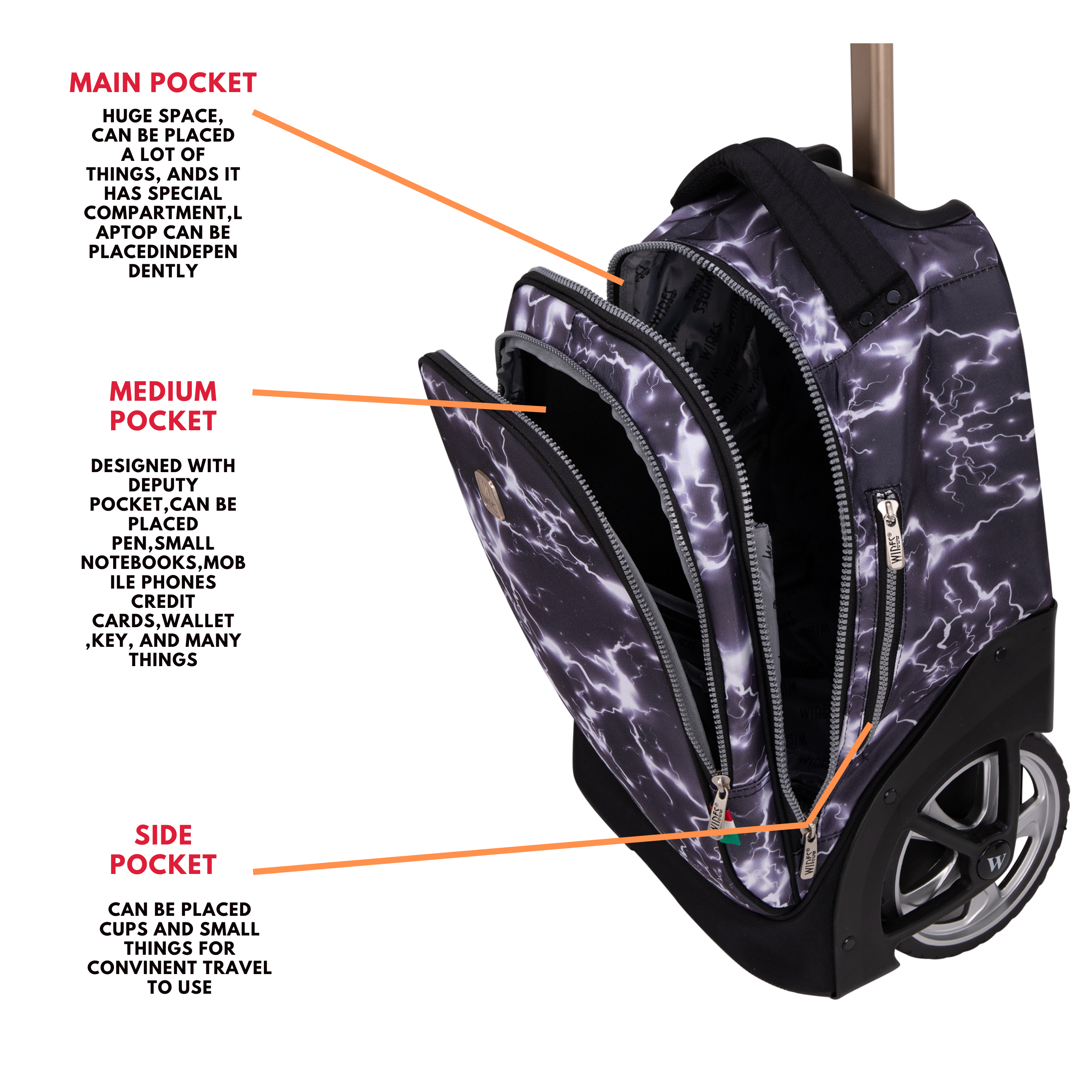 Big Wheel School Trolley - Set of 5