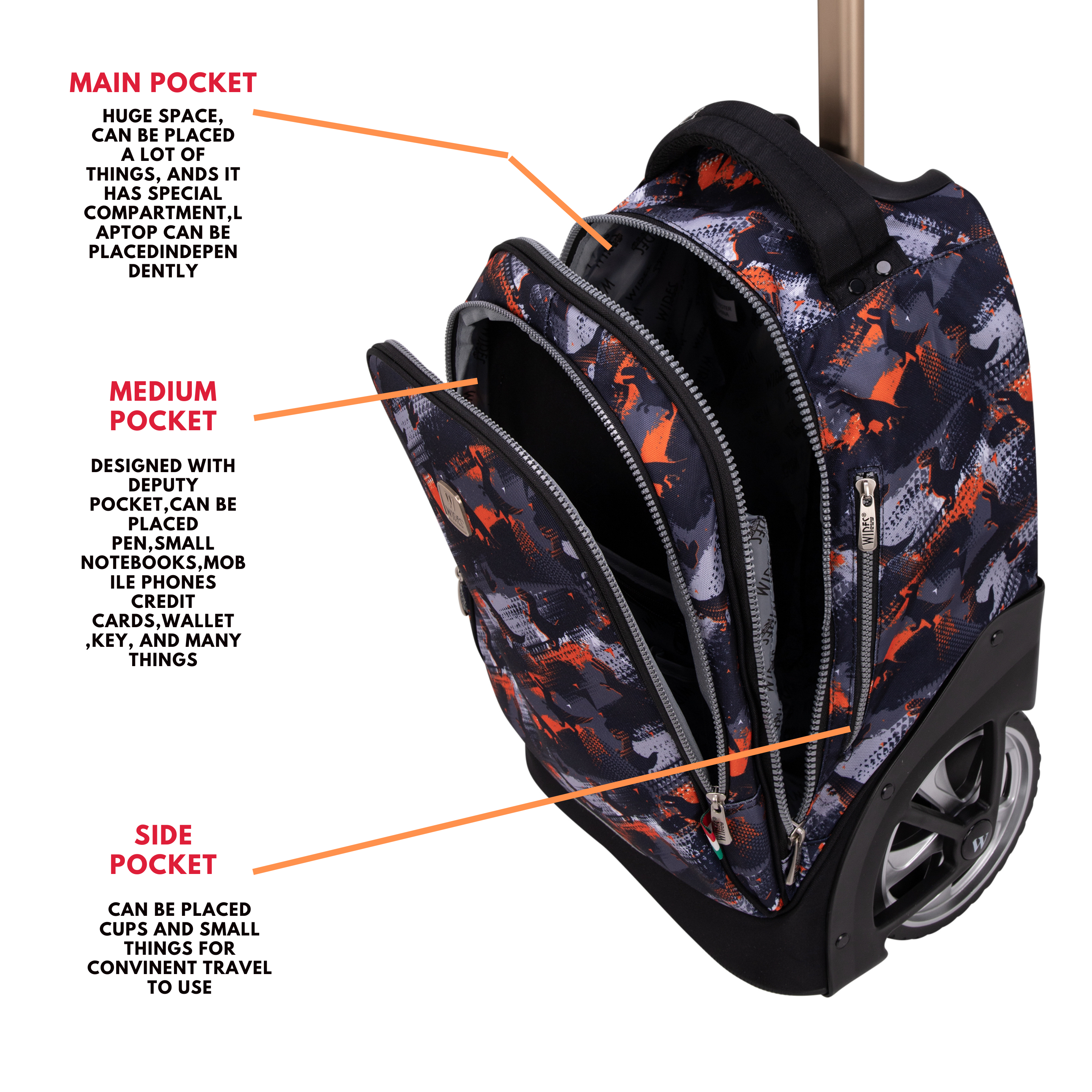 Big Wheel School Trolley - Set of 5