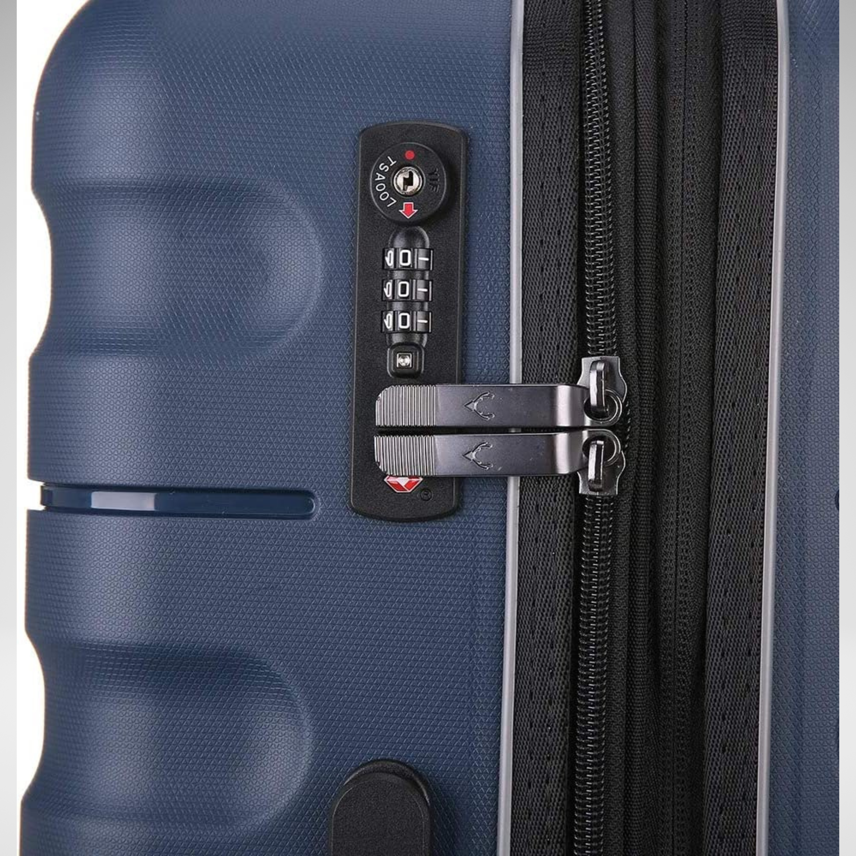 Juno Set of 3 Unbreakable Luggage-Navy
