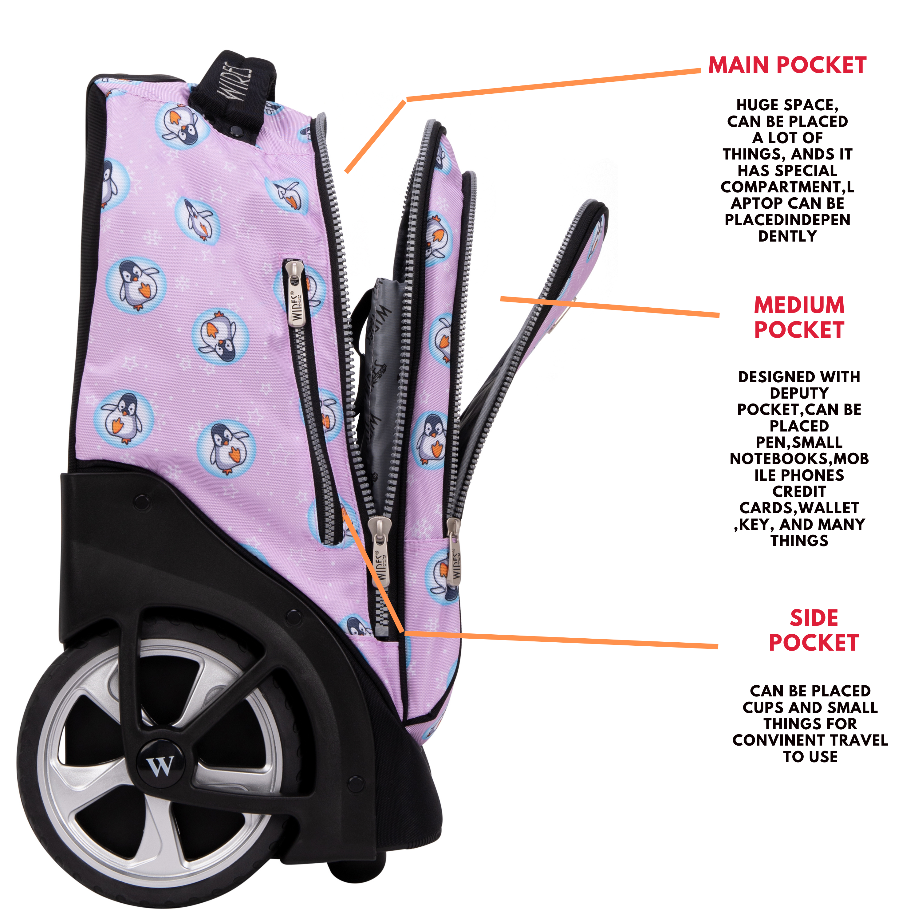 Big Wheel School Trolley - Set of 5