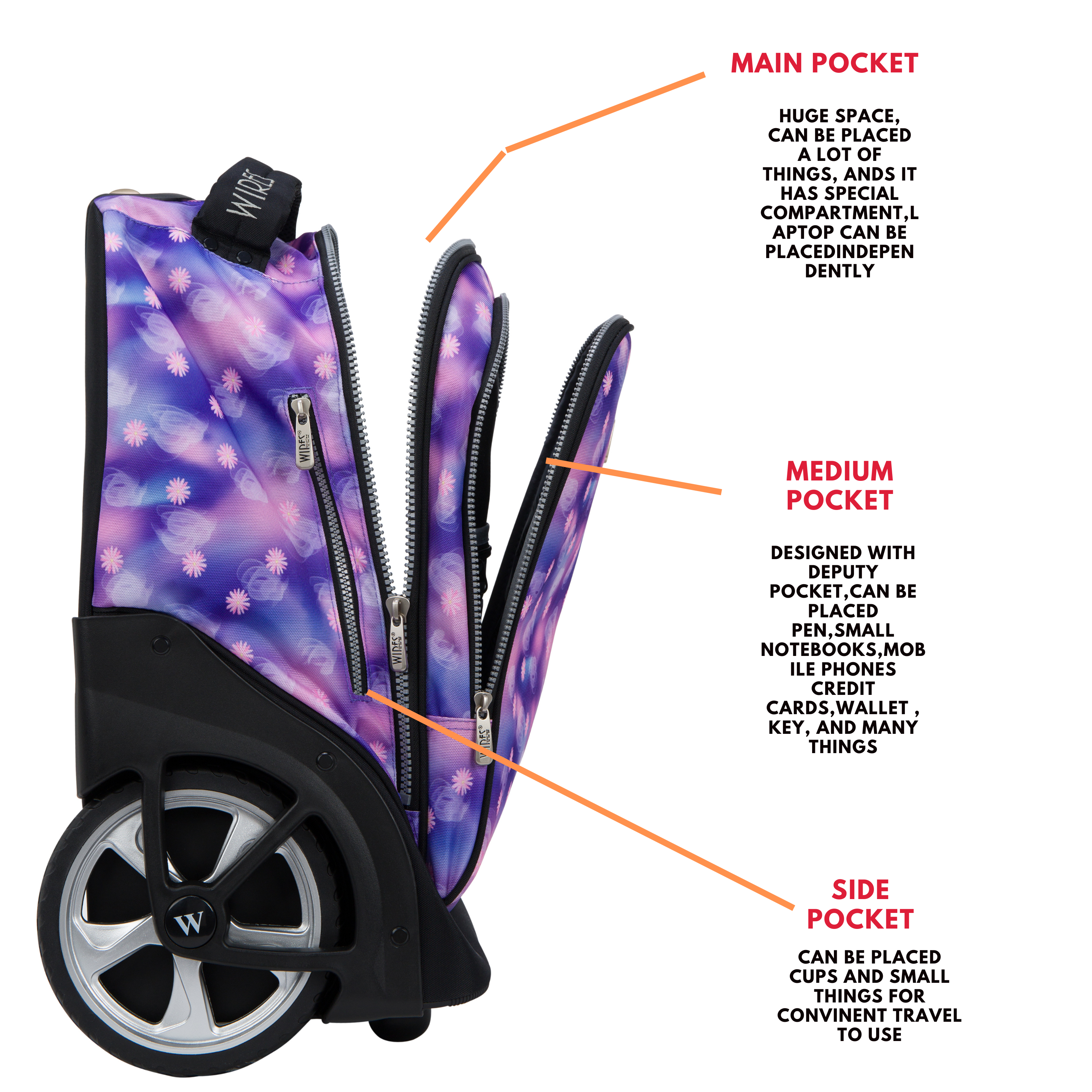 Big Wheel School Trolley - Set of 5