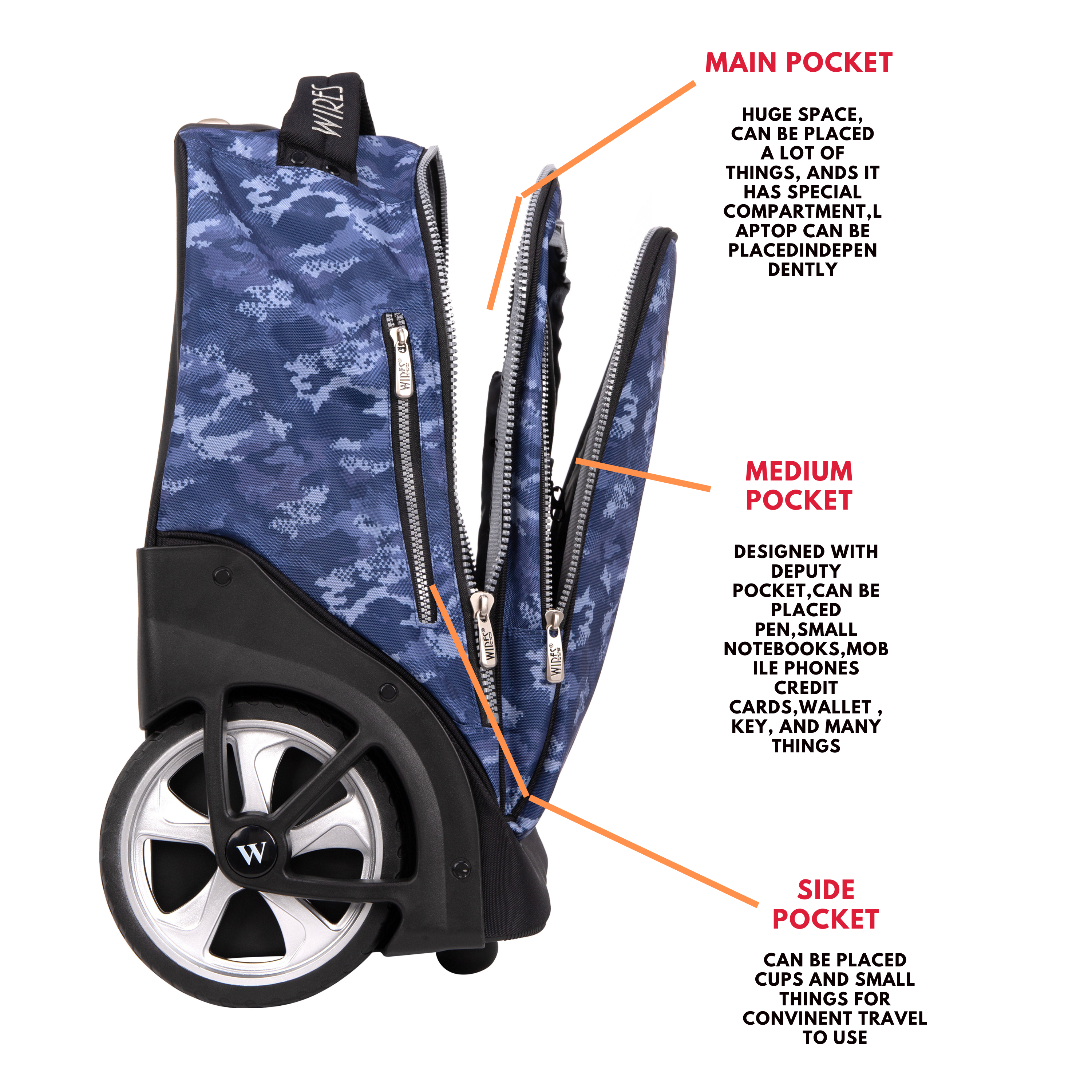 Big Wheel School Trolley - Set of 5