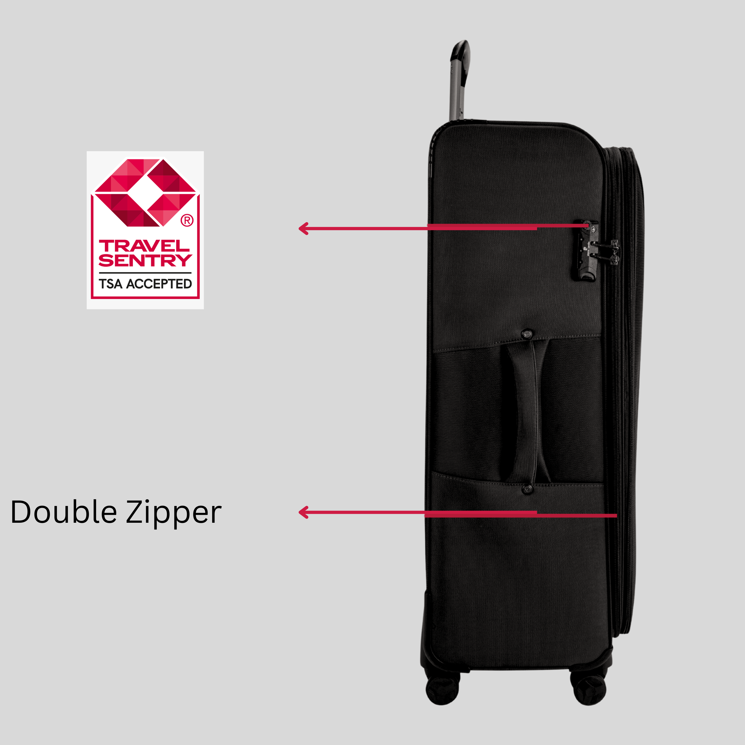 Soft Jumbo Collection Luggage 32 Inch