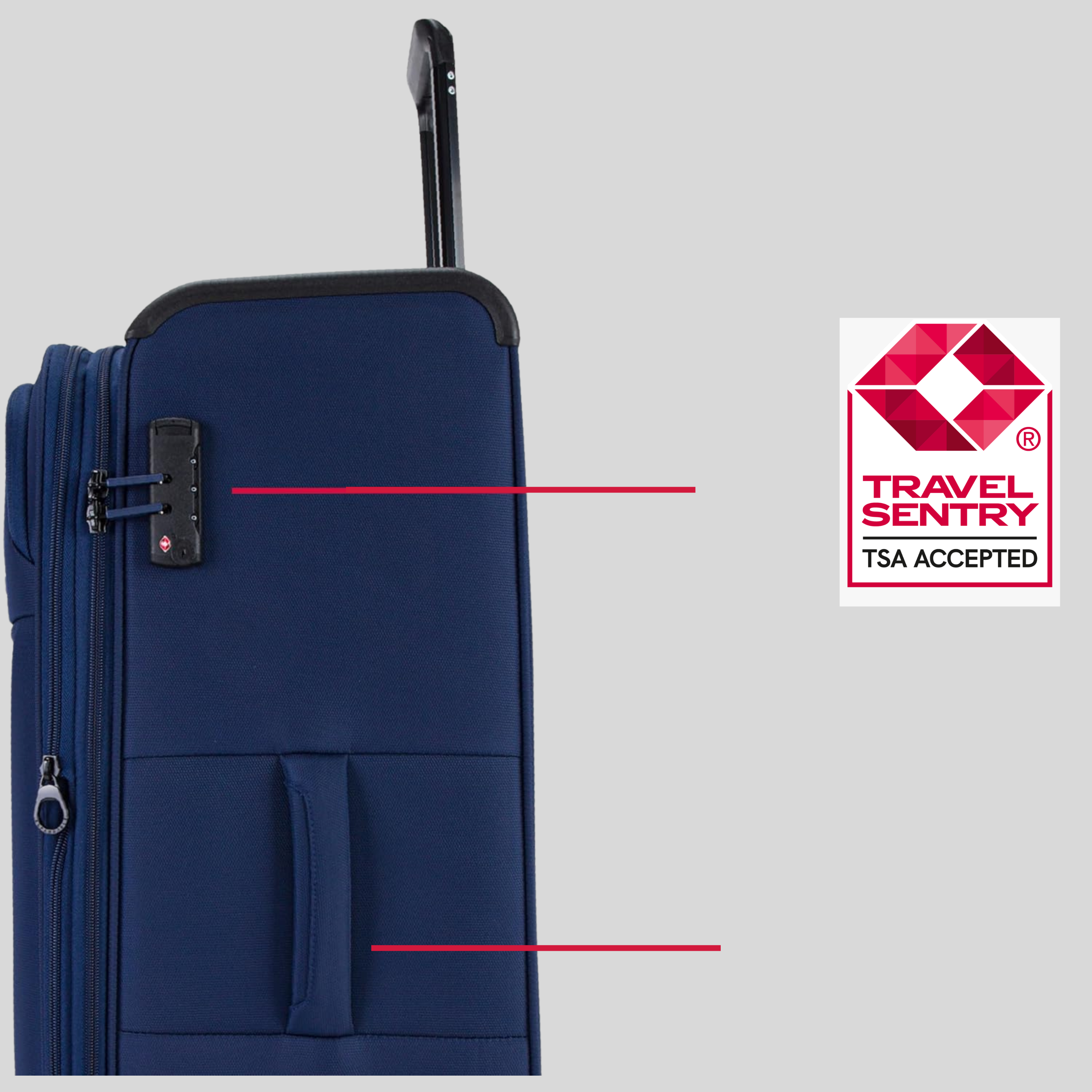 VERAGE Toledo Soft and Expandable Luggage Set of 3