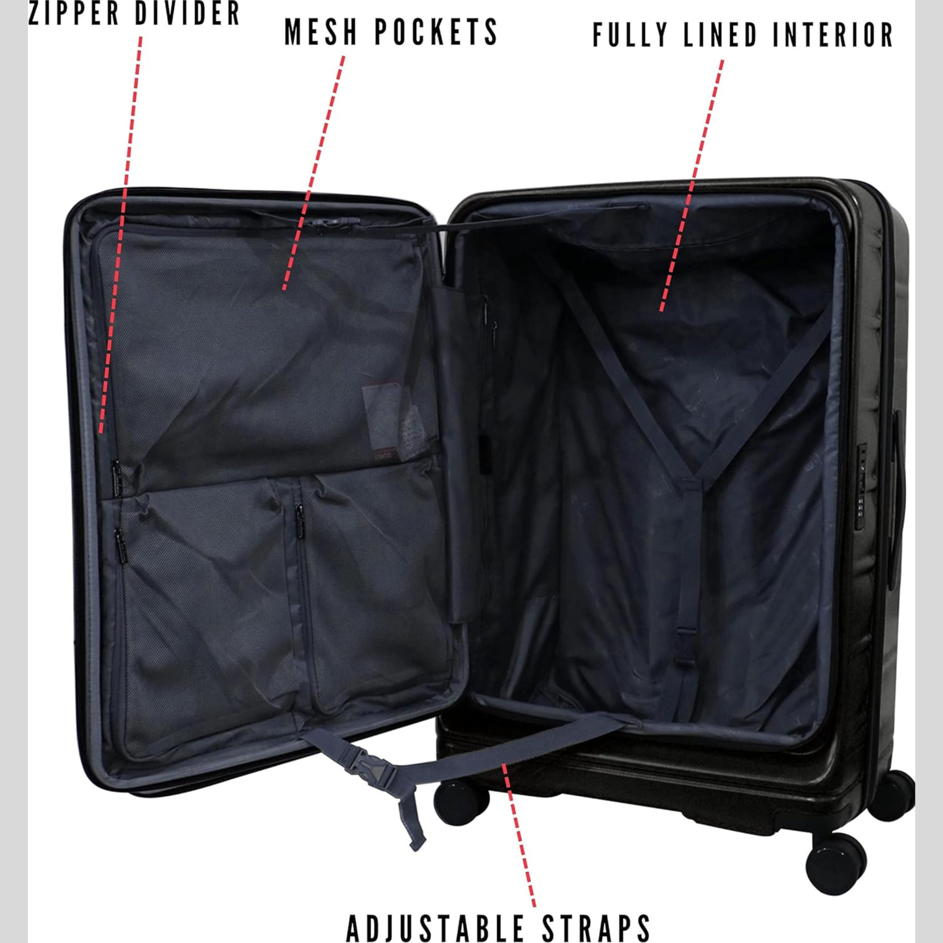 Montreal Collection Luggage Set of 3