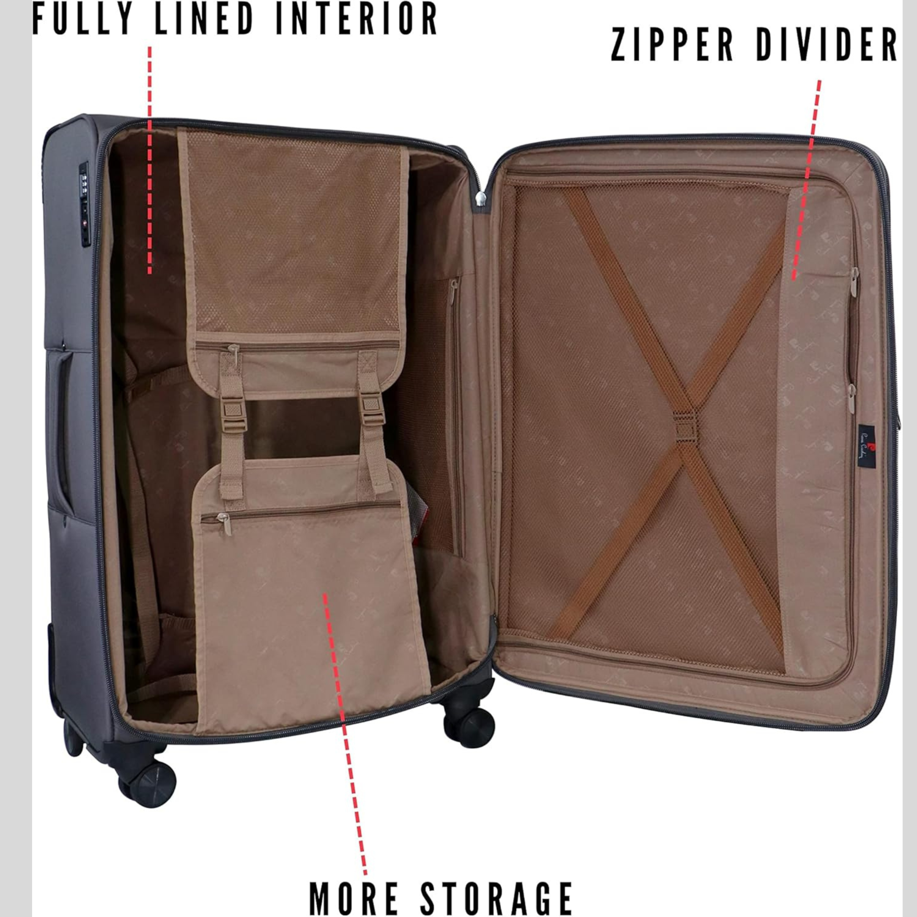 Nantes Collection Luggage Set of 3