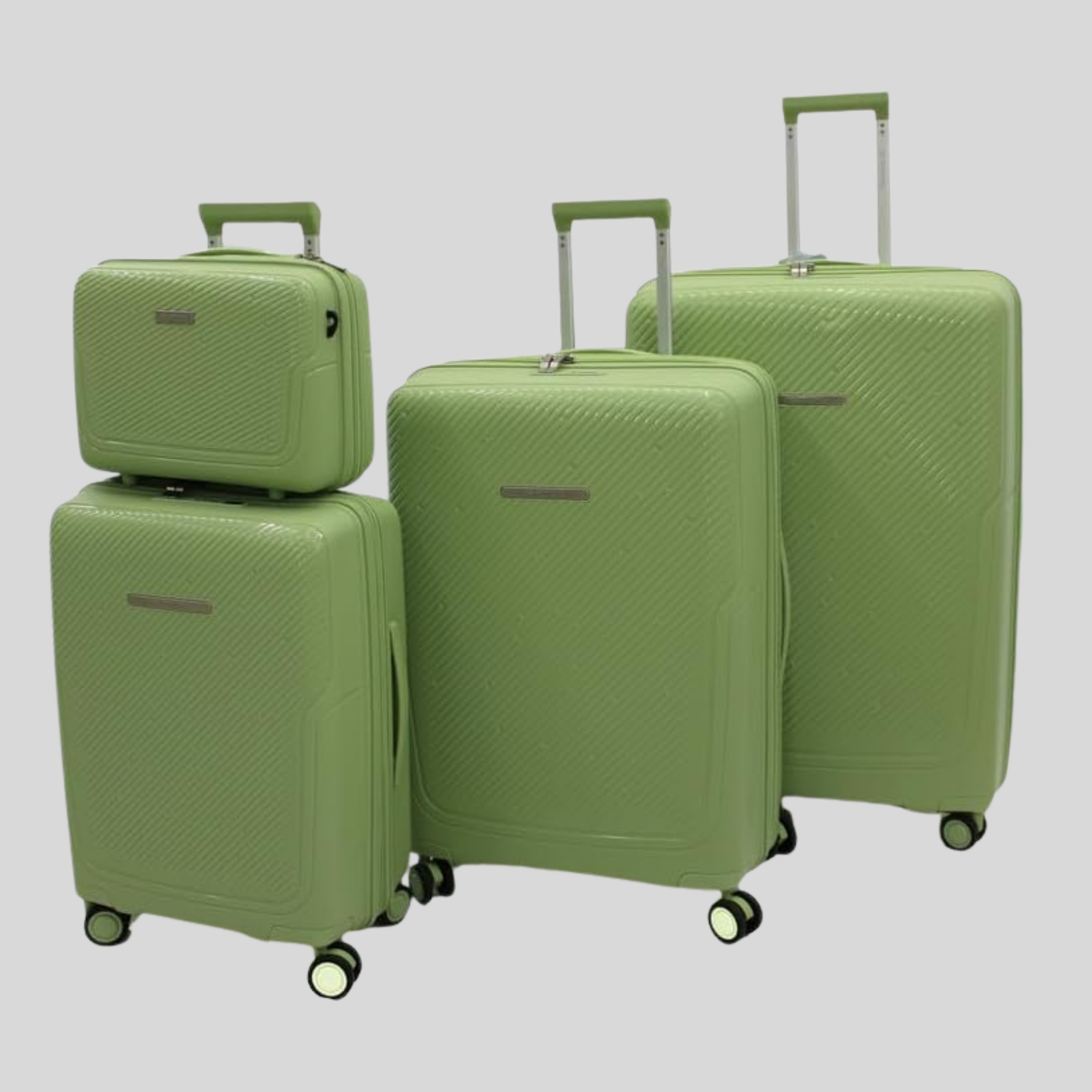 Unbreakable 4 Wheel Luggage Set of 4