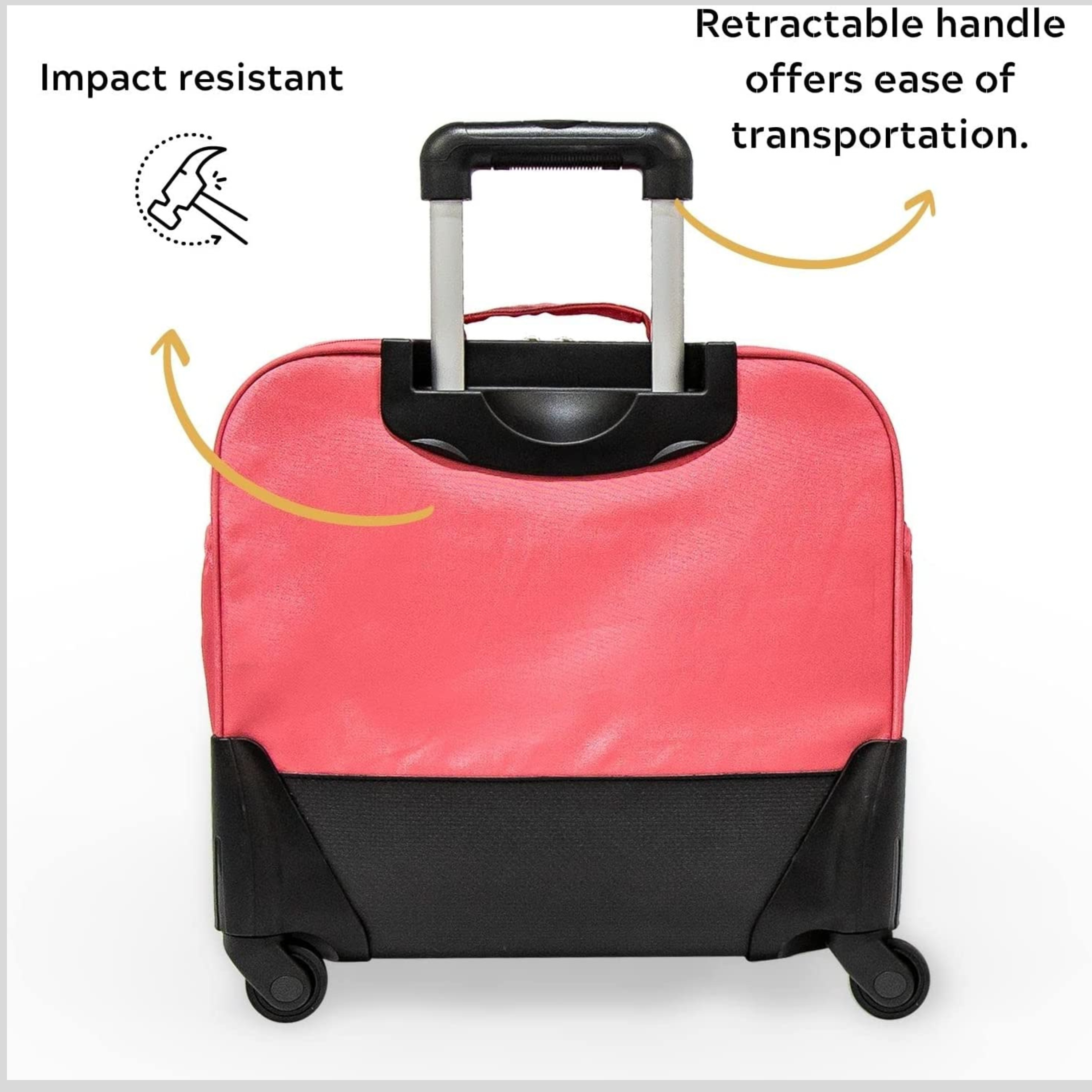 4 Wheels Trolley School Bag-Set of 5