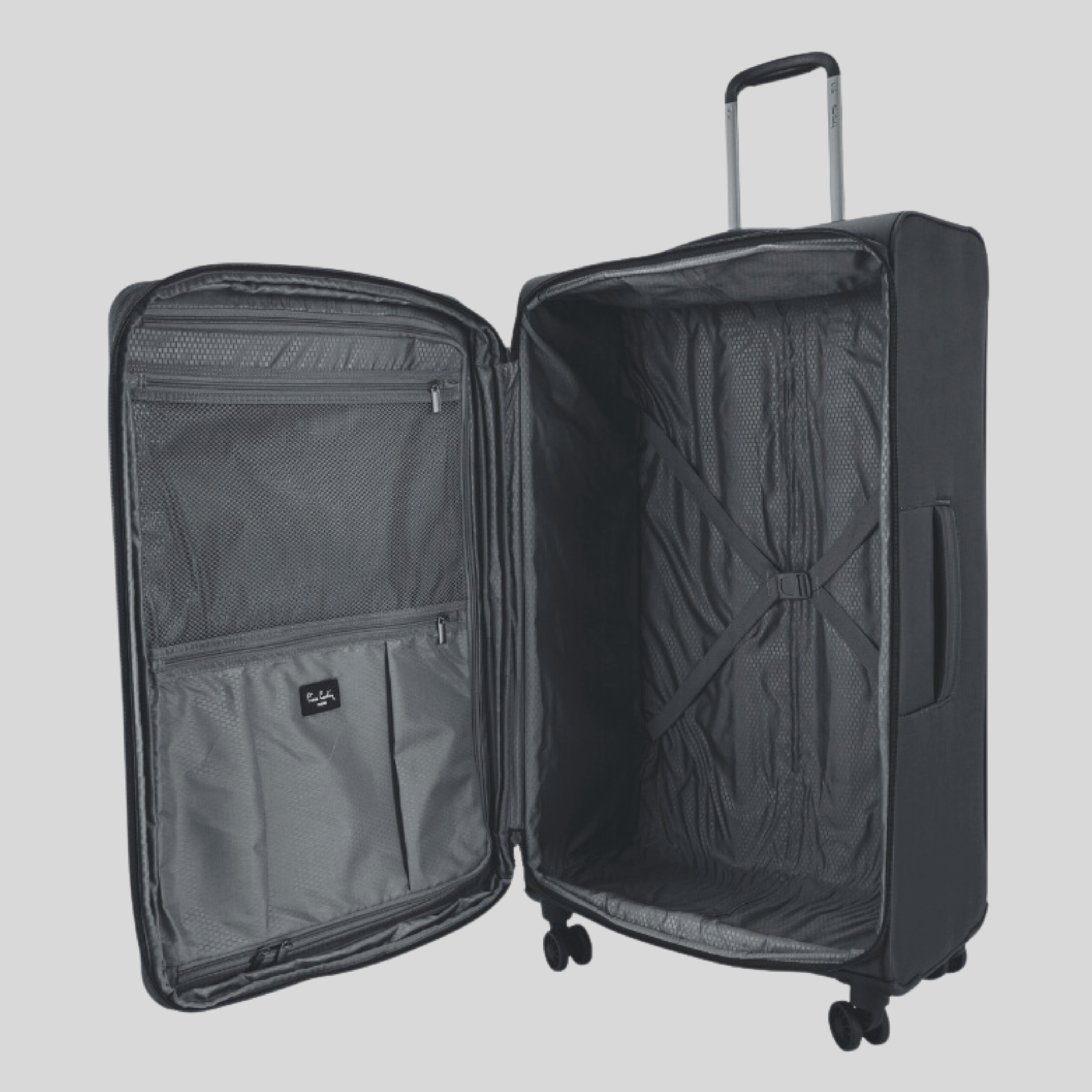 Soft Side Lightweight Luggage Set of 3-Grey