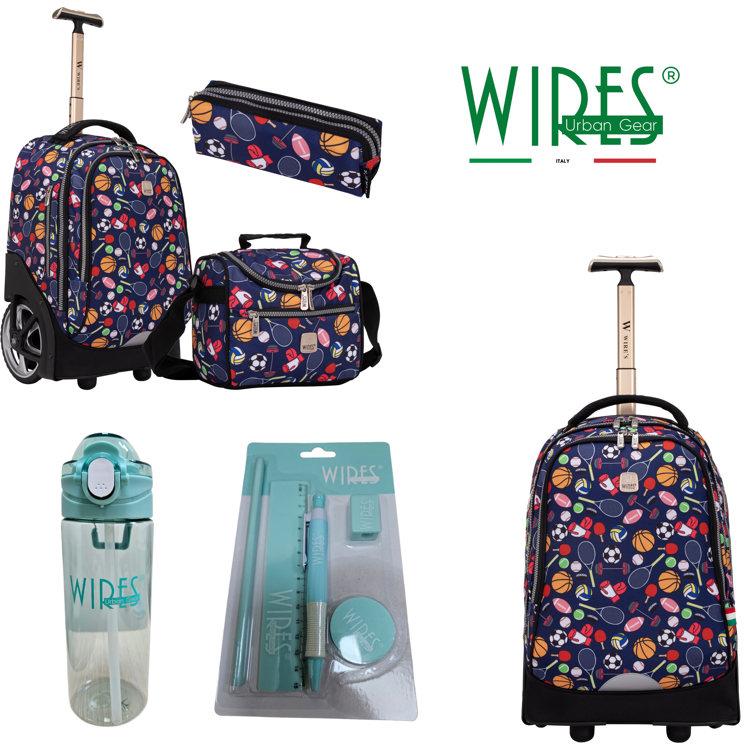 Big Wheel School Trolley - Set of 5