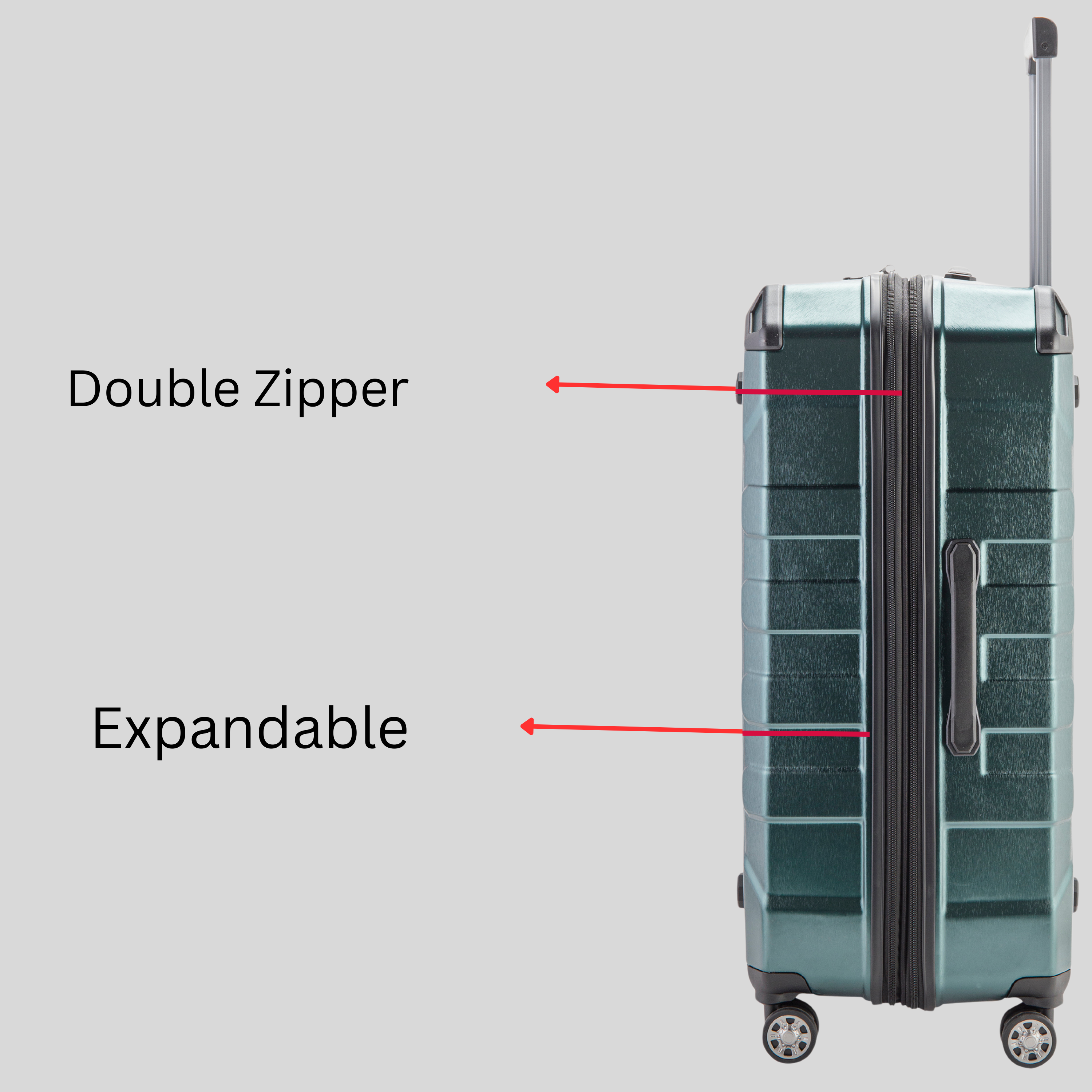 Upright Suitcases Set of 3