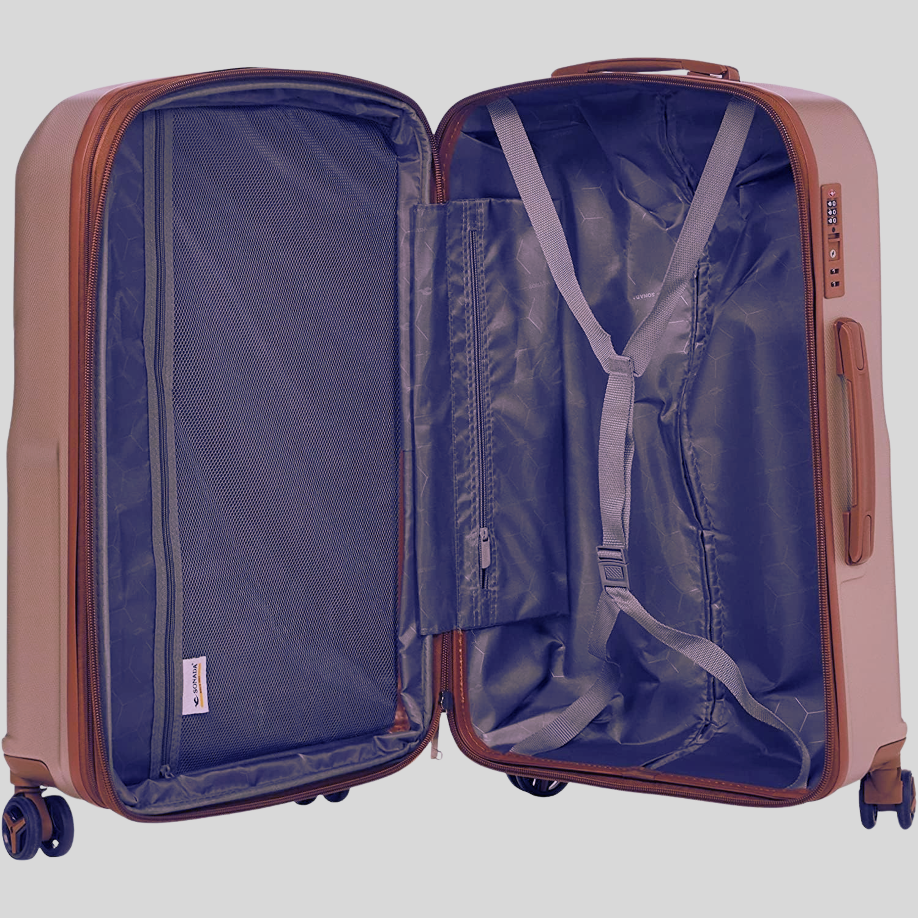 SONADA Hard side Luggage Parma Collection Set of 4