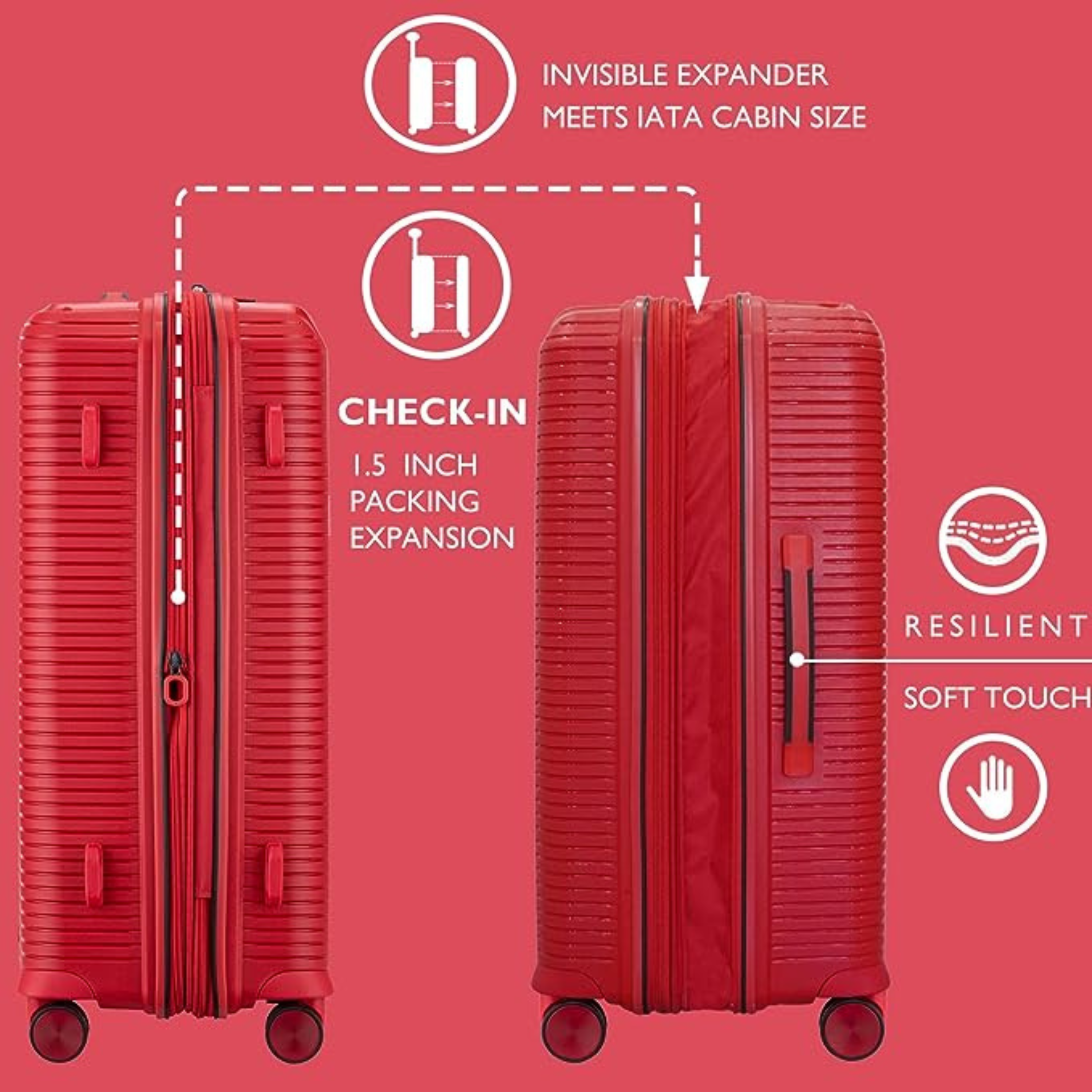 Rome Collection Luggage Set of 3