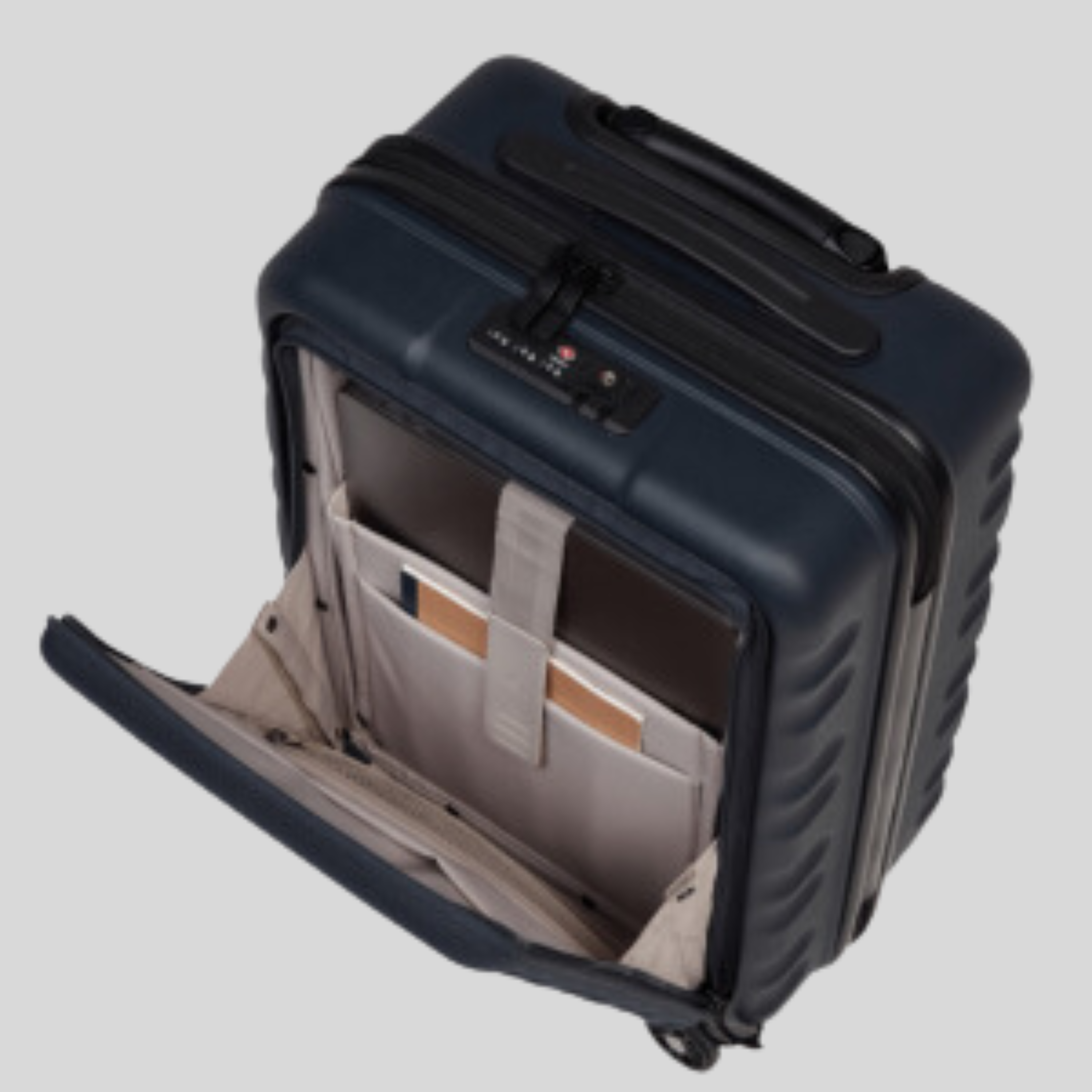 Clifton Cabin with Pocket Laptop Compartment-Black
