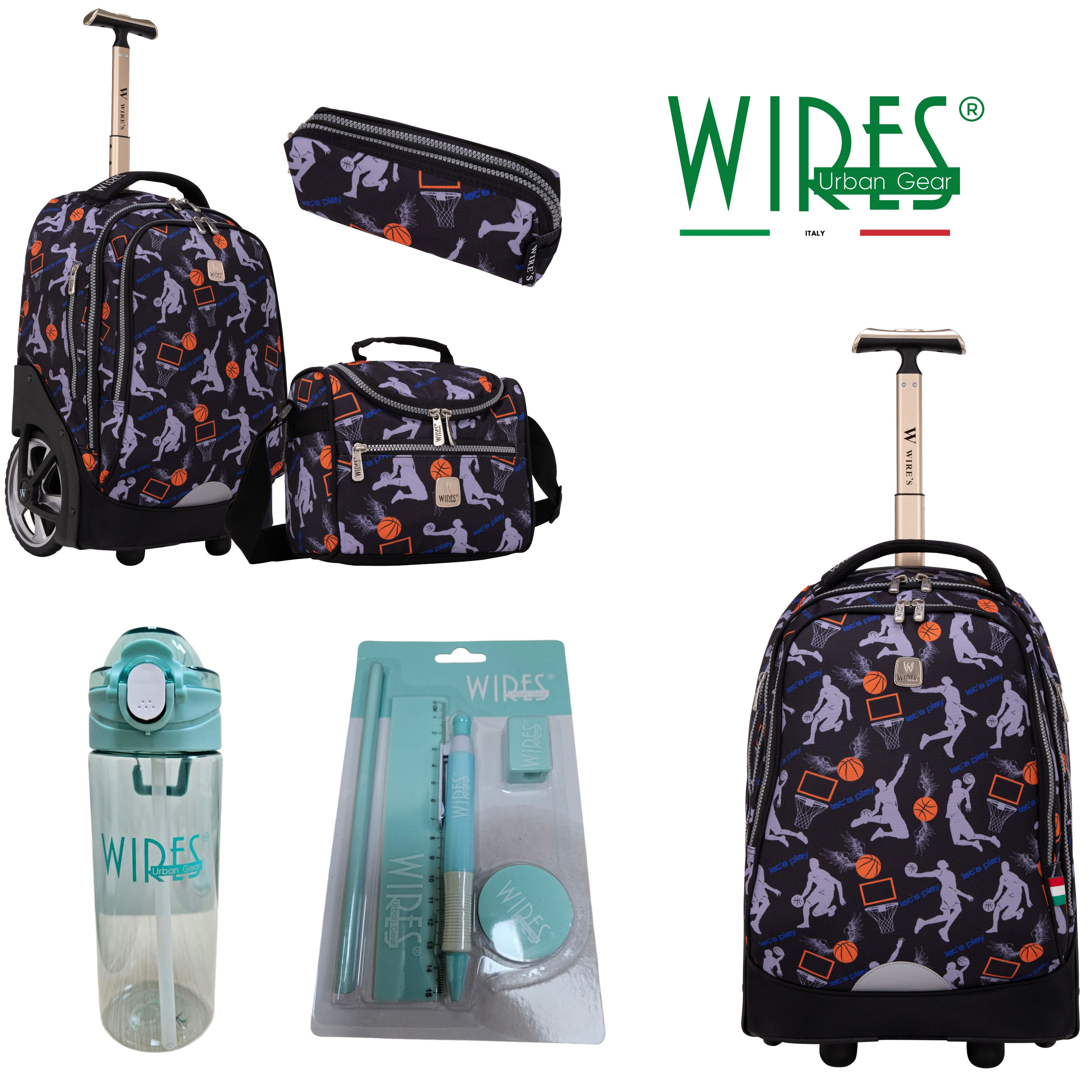 Big Wheel School Trolley - Set of 5