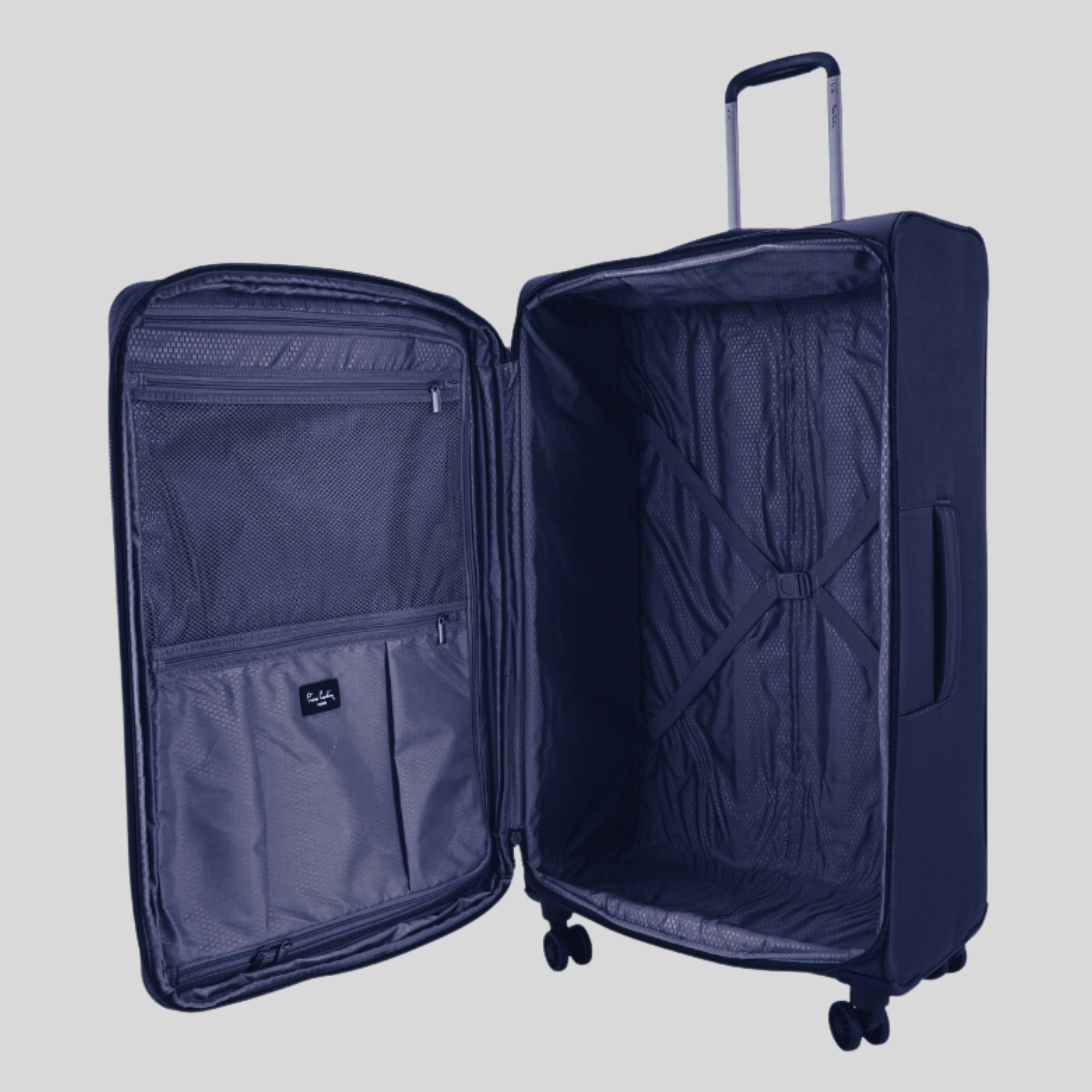 Soft Side Lightweight Luggage Set of 3-Navy