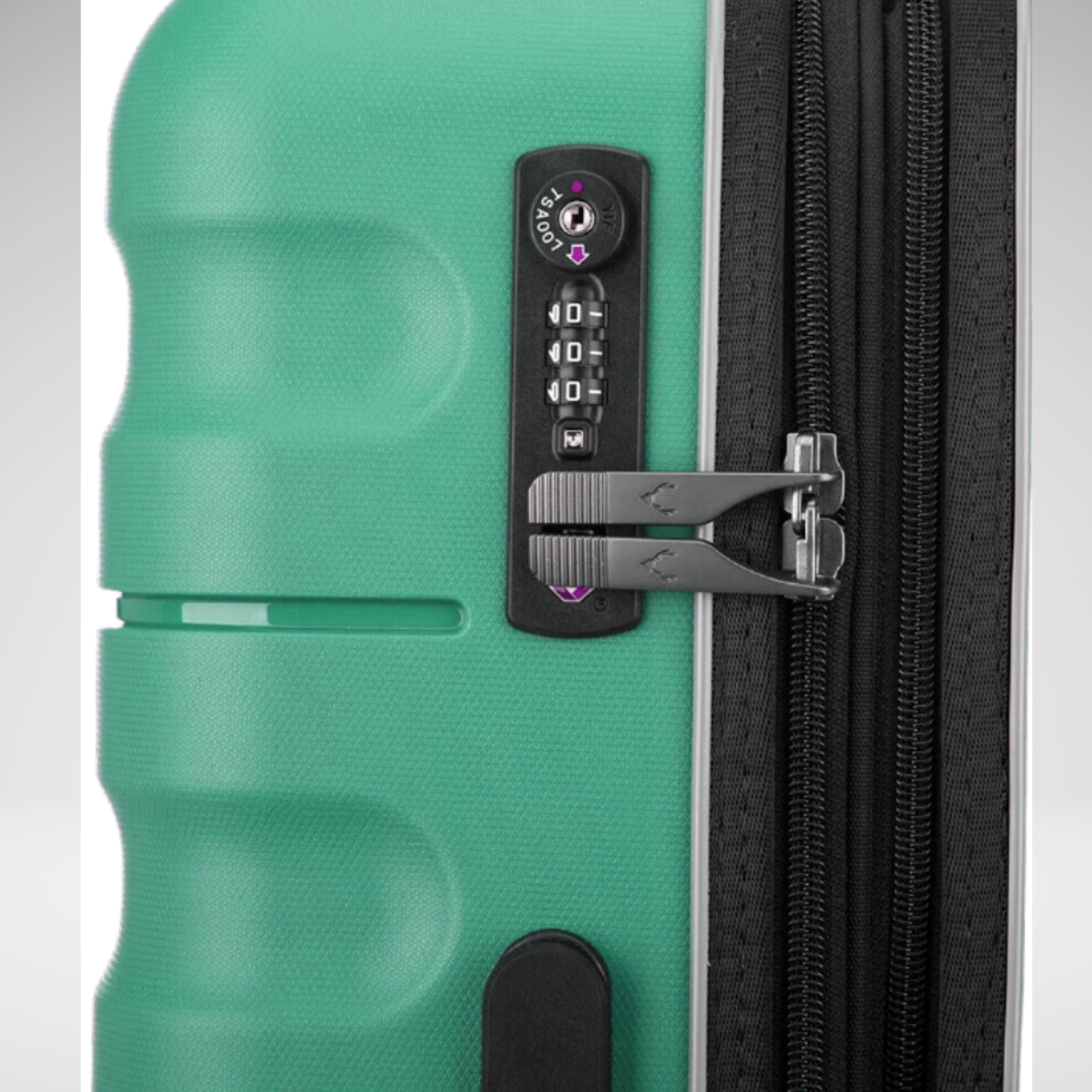 Juno Set of 3 Unbreakable Luggage-Green