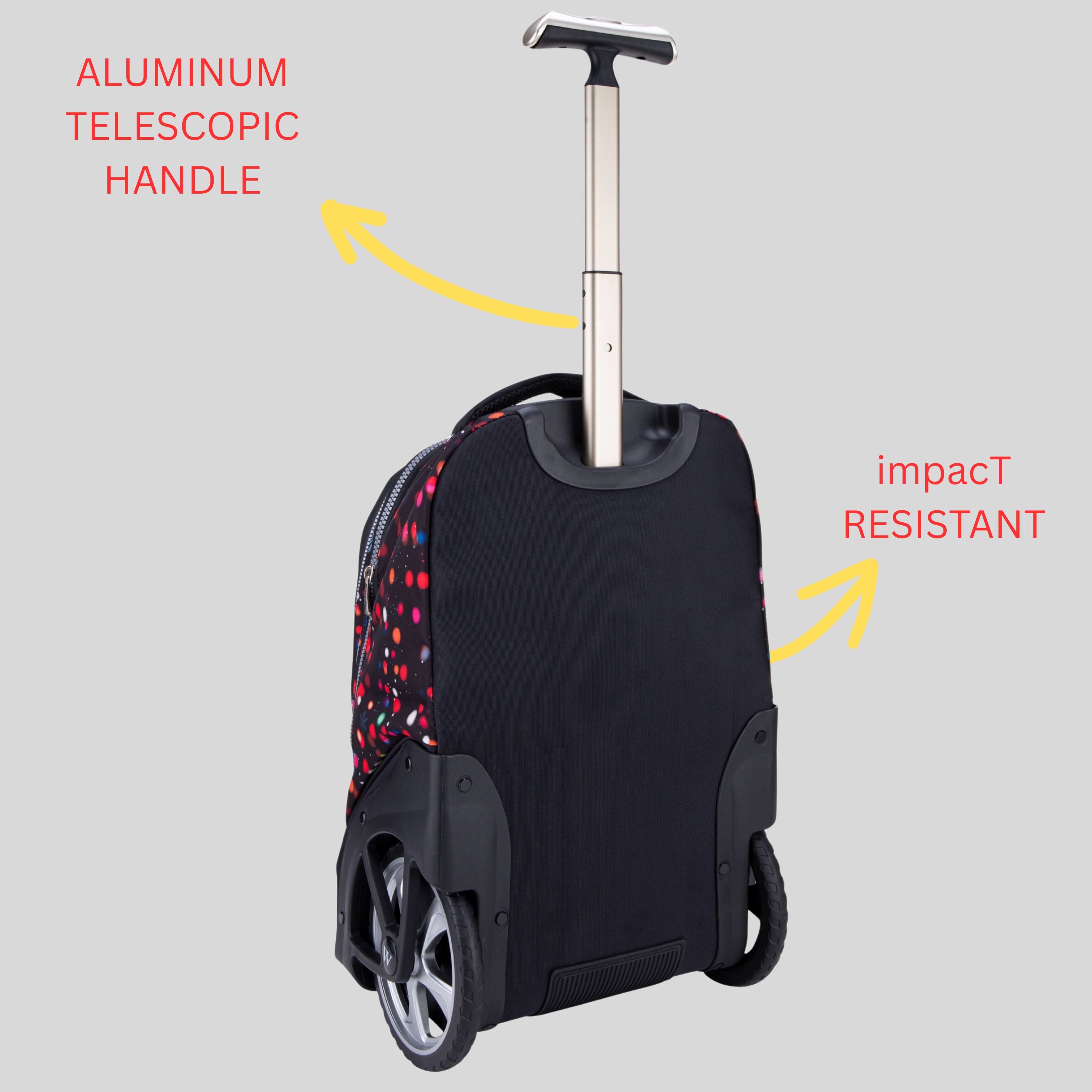 All in One 2 WHEEL School Trolley Bag