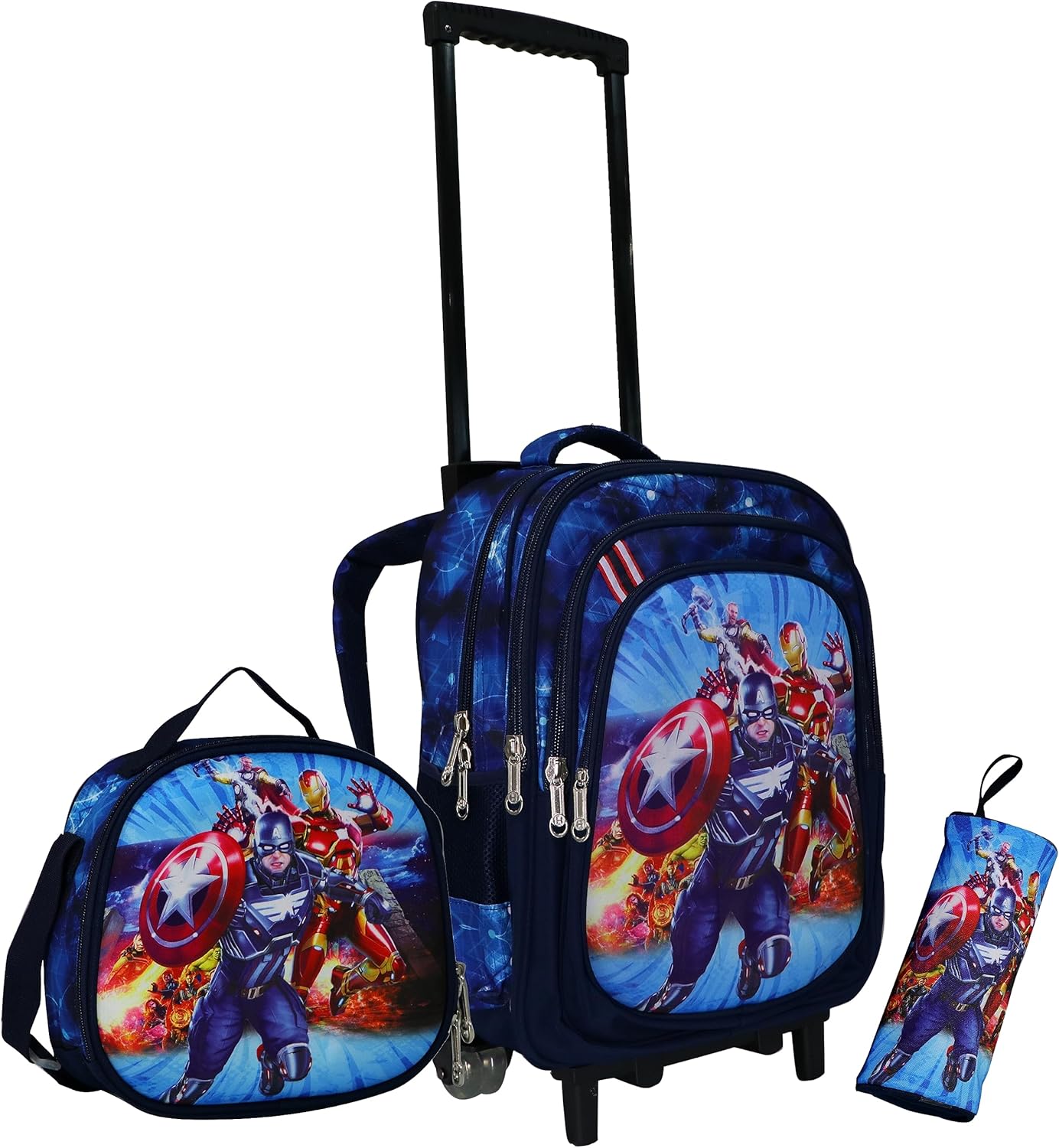 School Rolling Backpack - Set of 3