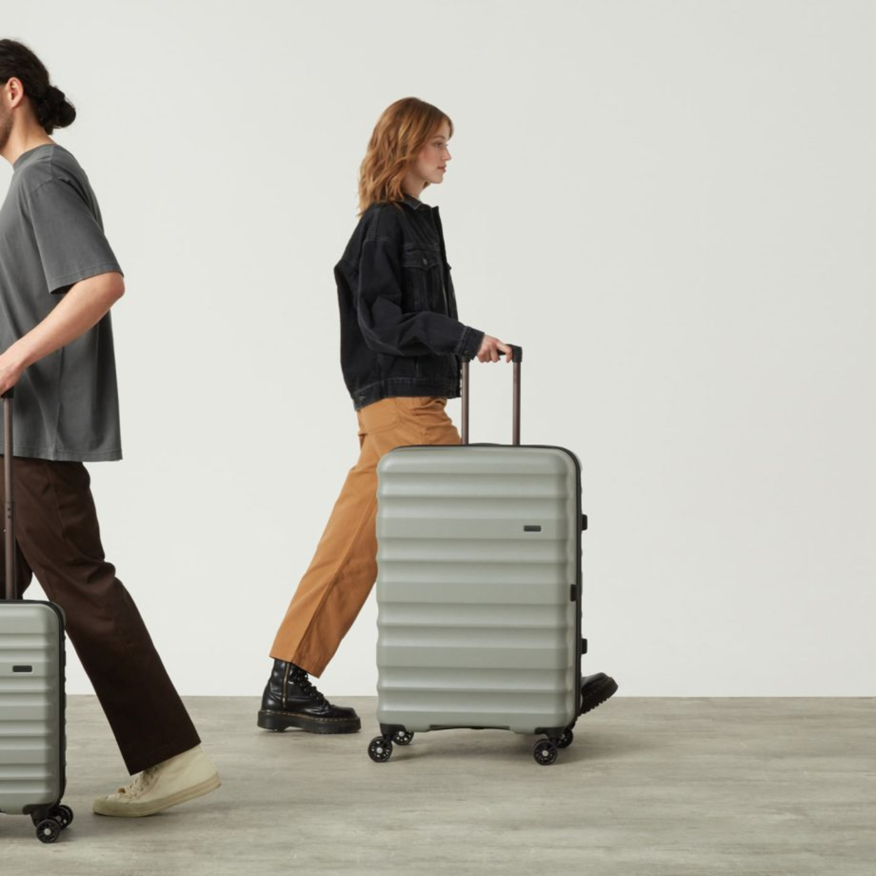Clifton Set of 3 polycarbonate Suitcases Sage