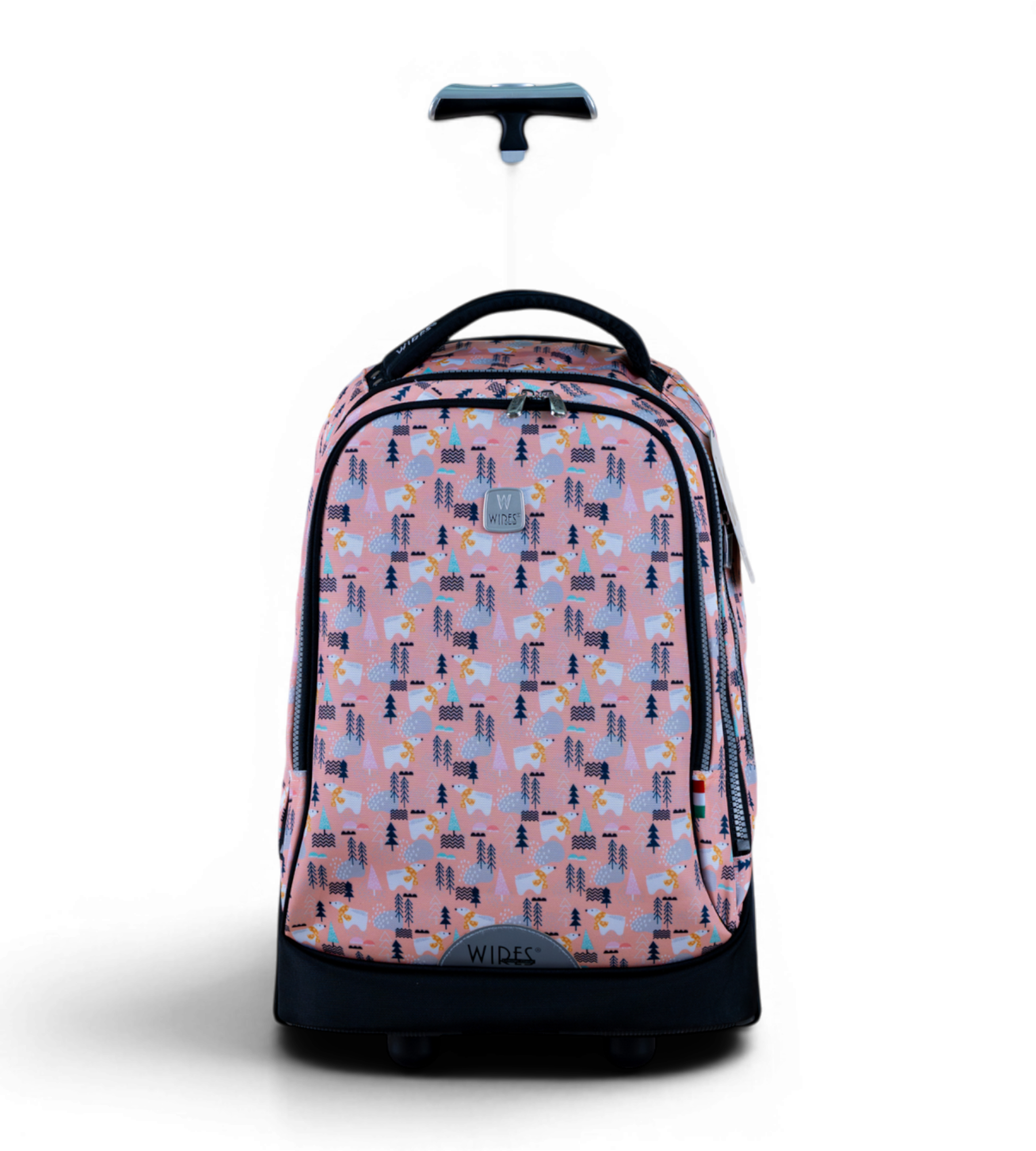 Wires Big Wheel School Rolling School Bag 3 Piece Set