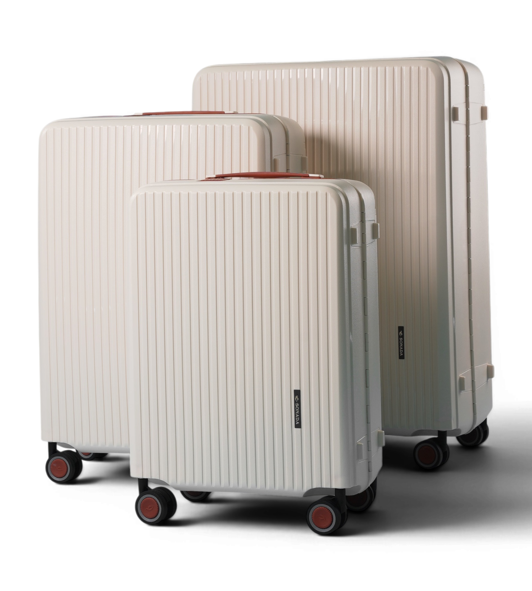 Sonada Burgos 3 Piece Polycarbonate Luggage Set